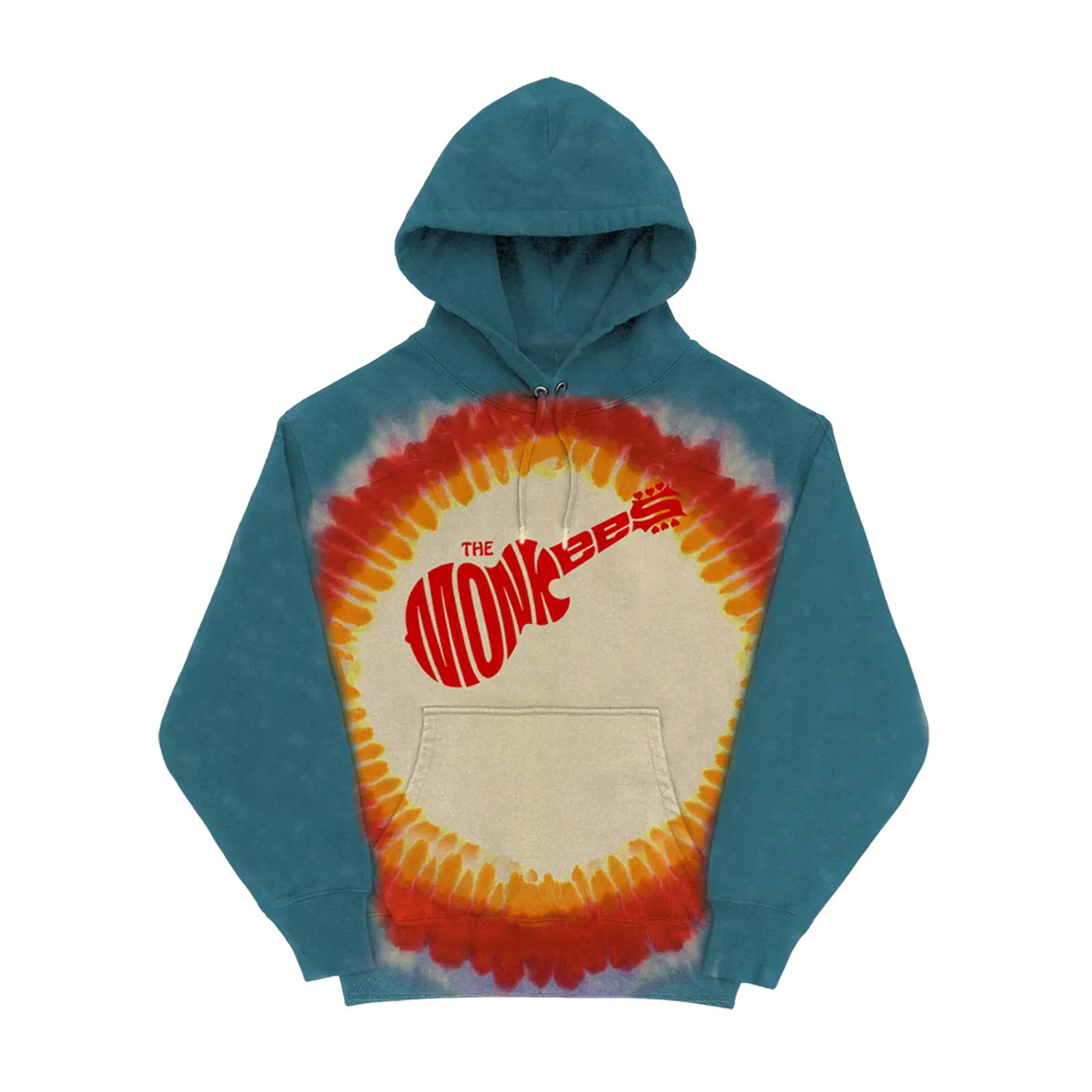 The Monkees Guitar Tie Dye Hoodie