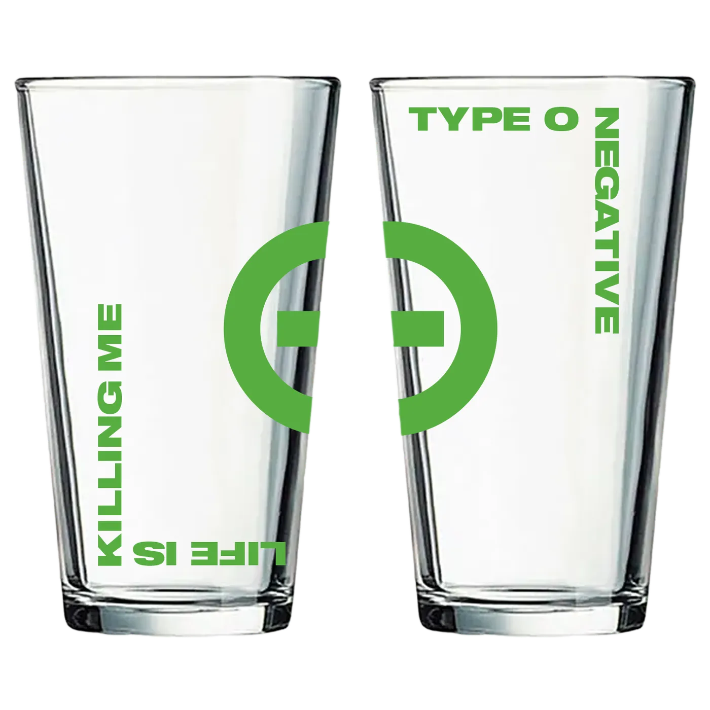 Type O Negative Life is Killing Me Pint Glass
