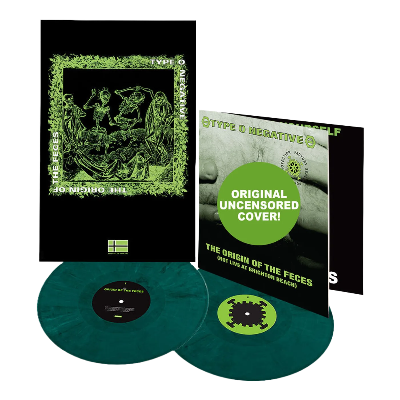 Type O Negative The Origin of the Feces (Not Live At Brighton Beach) 30th Anniversary Edition (D2C Dark Green Edition)