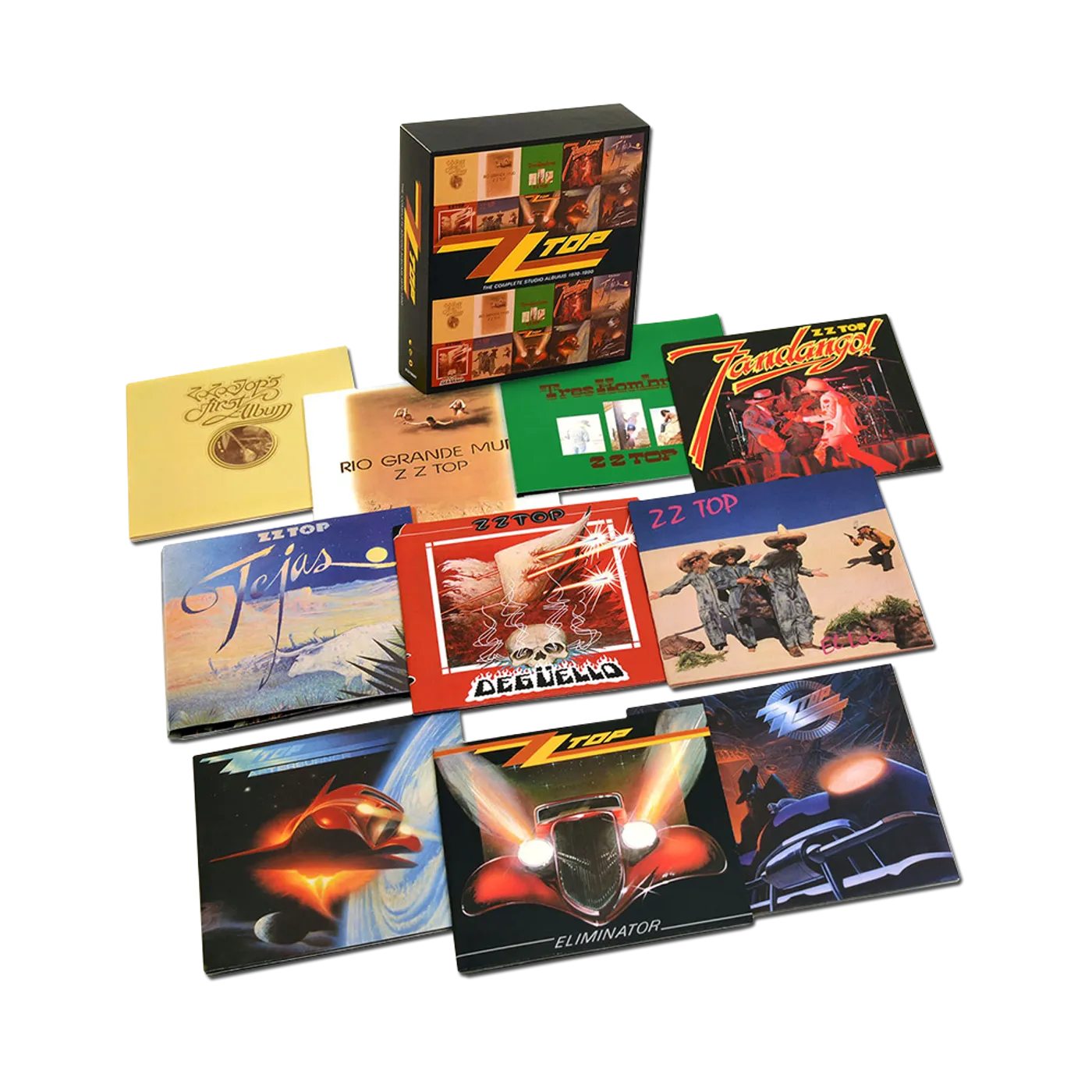 ZZ Top The Complete Studios Albums 10CD (1970-1990)