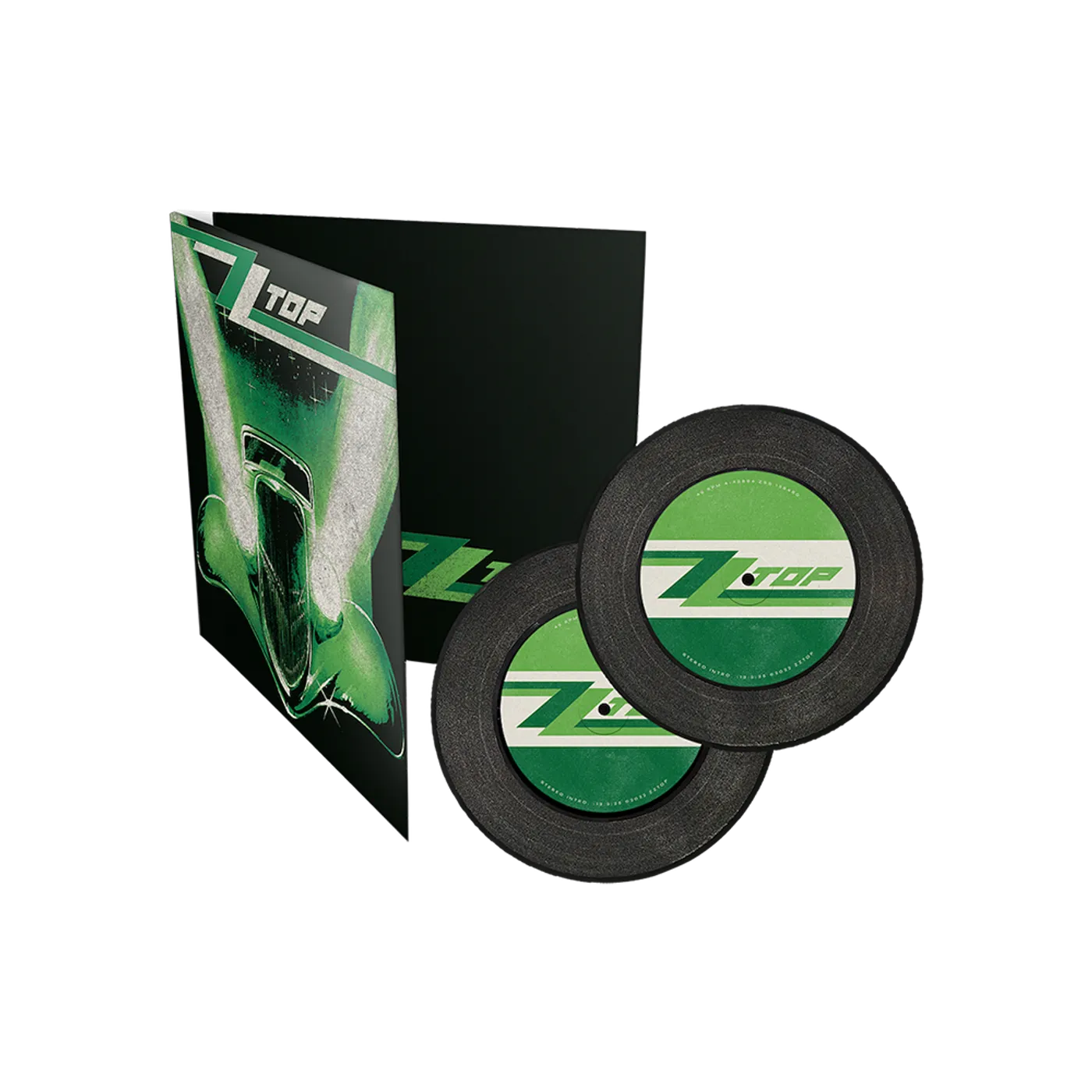 ZZ Top Eliminator Vinyl Coaster Set