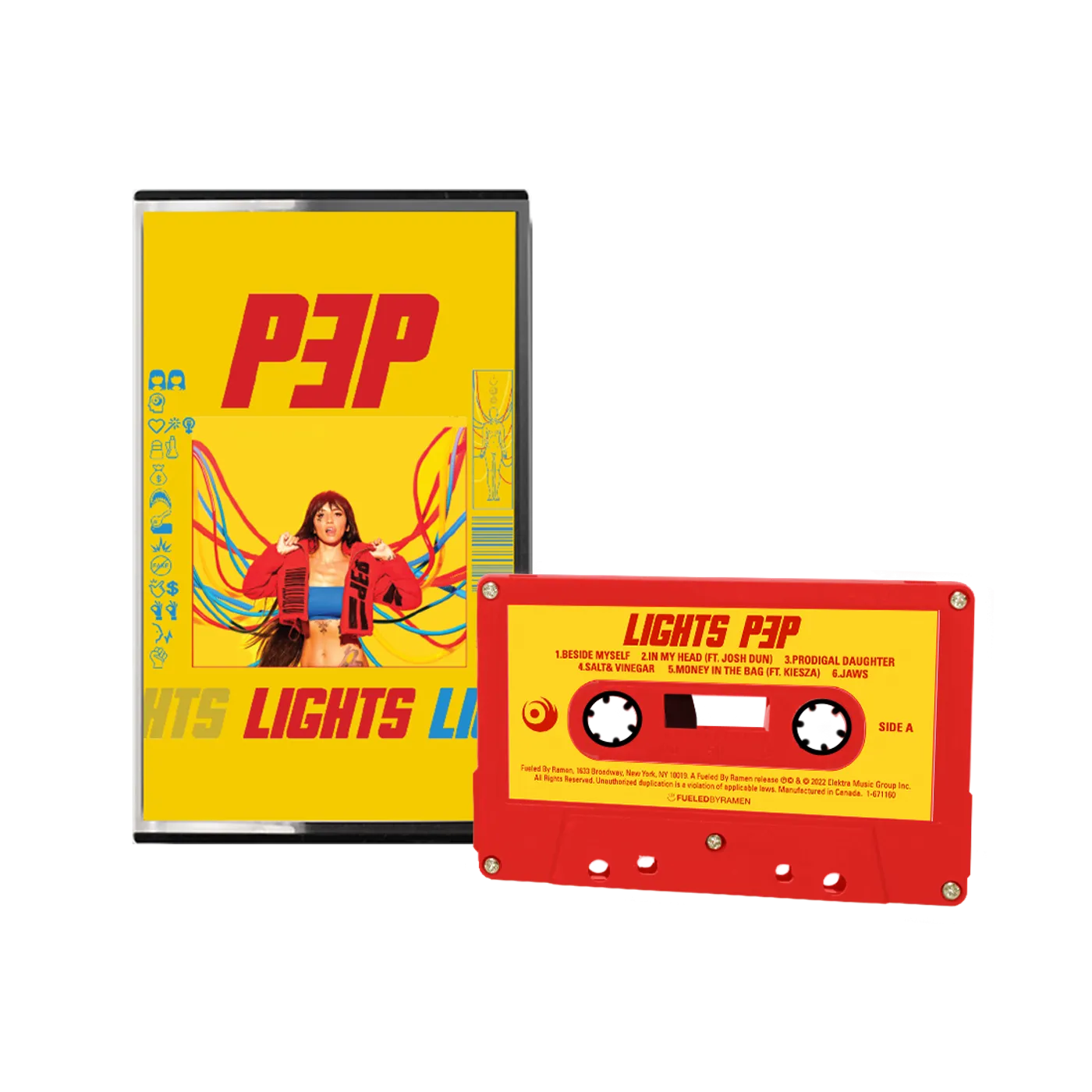 Lights  PEP Red Cassette