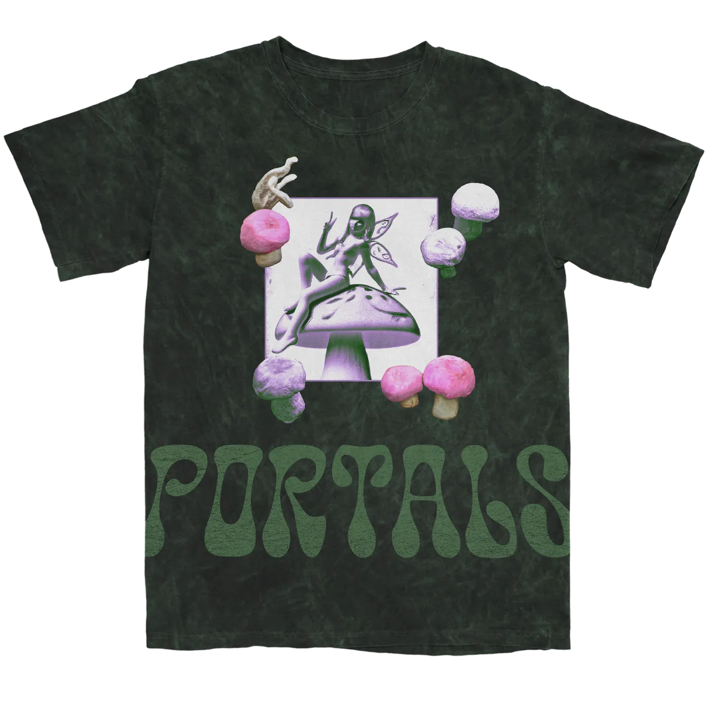 Melanie Martinez Portals Puff Print T-Shirt Black