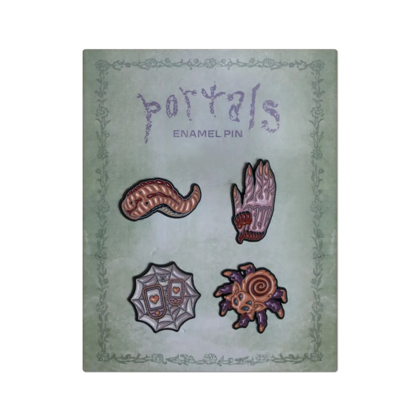 Melanie Martinez Spiderweb Enamel Pin Set