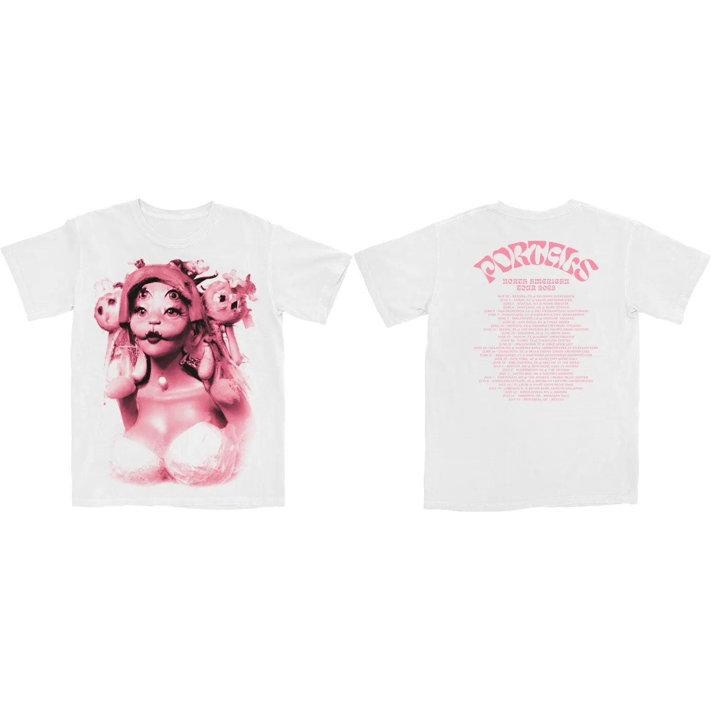 Melanie Martinez Portals Live White T-shirt