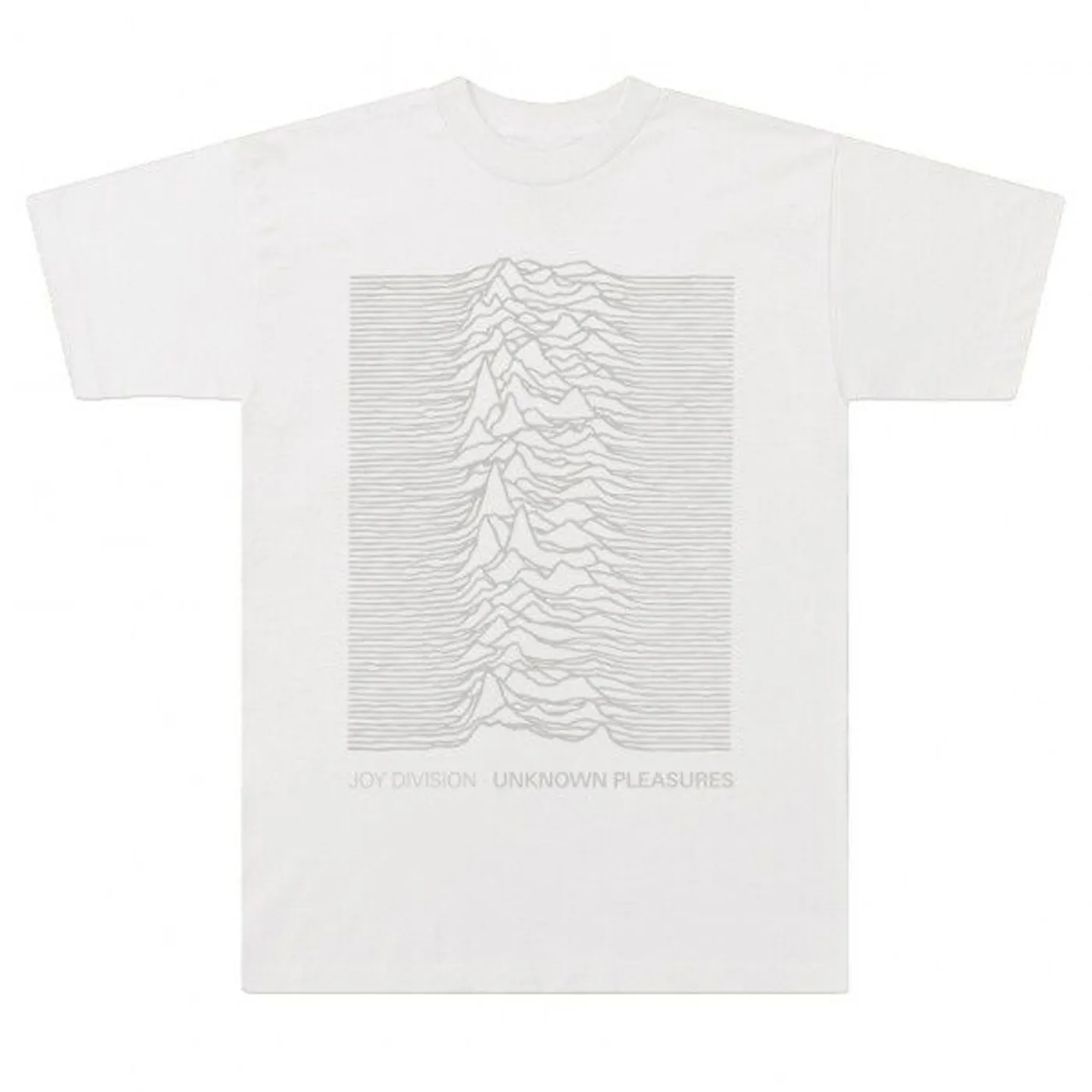 Joy Division Unknown Pleasures White T-Shirt
