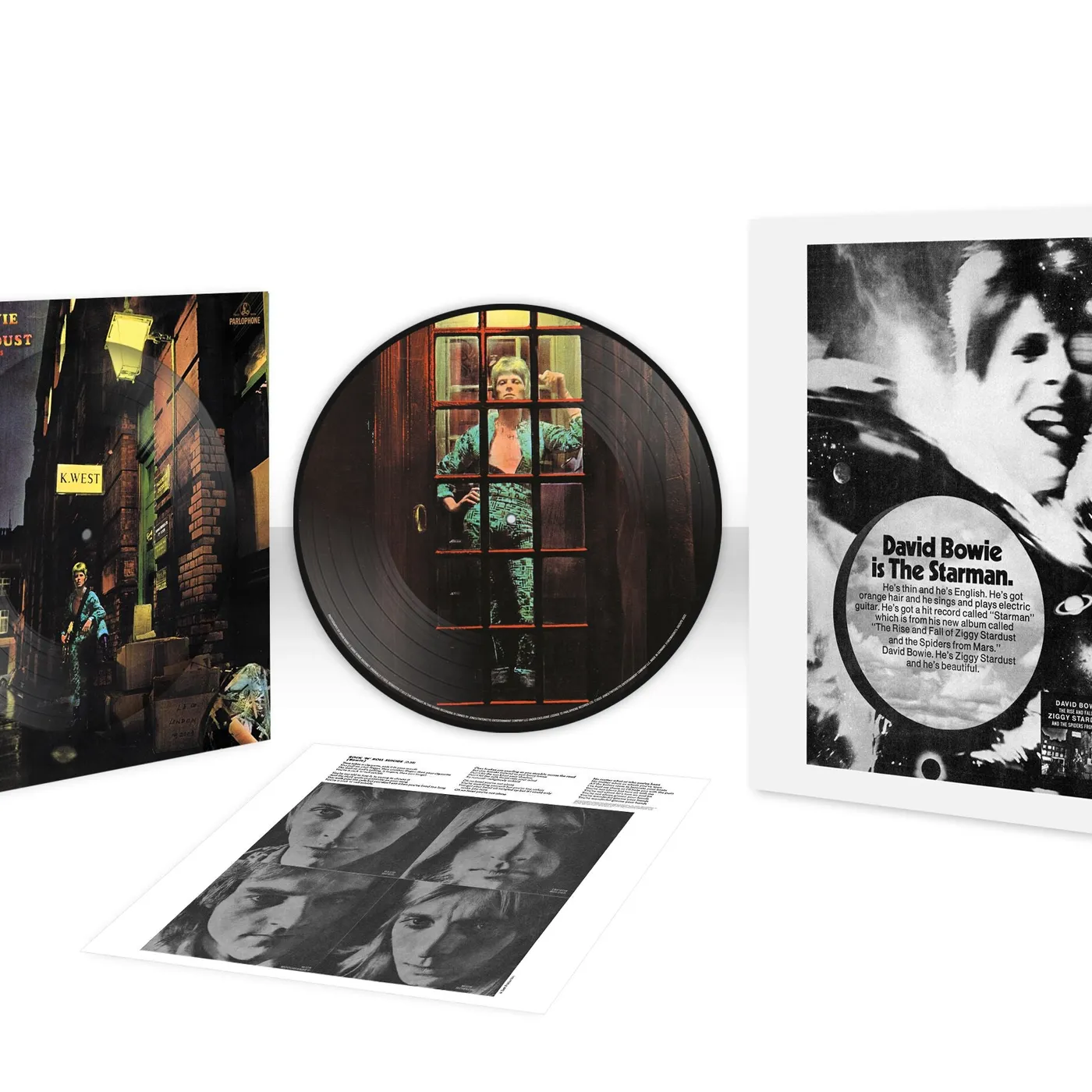 David Bowie The Rise and Fall of Ziggy Stardust and the Spiders from Mars (50th Anniversary Picture Disc)