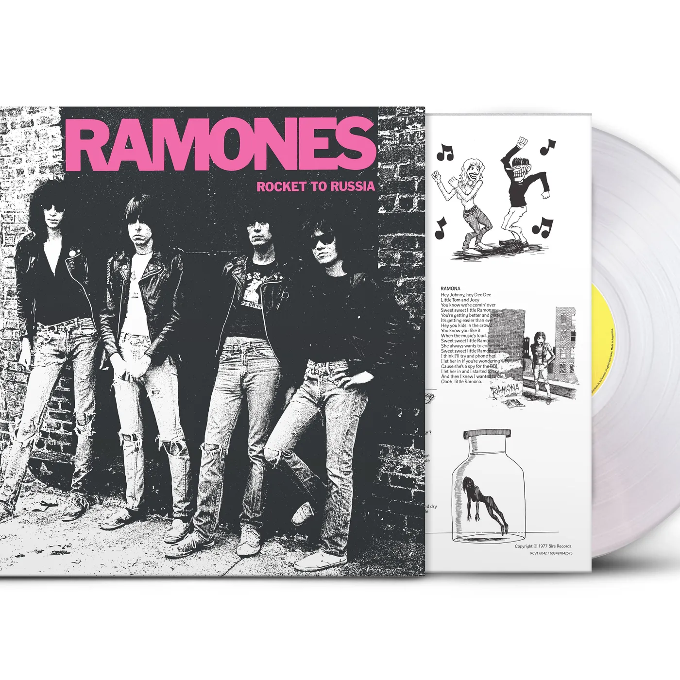 Ramones Rocket To Russia (1LP, Clear Vinyl)