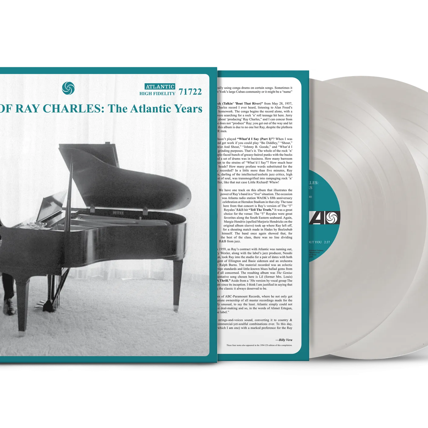 The Best Of Ray Charles: The Atlantic Years 2LP Blue Vinyl