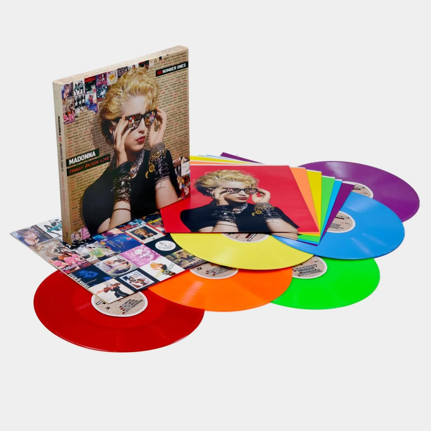 Madonna Finally Enough Love: Fifty Number Ones – Rainbow Edition (Vinyl)