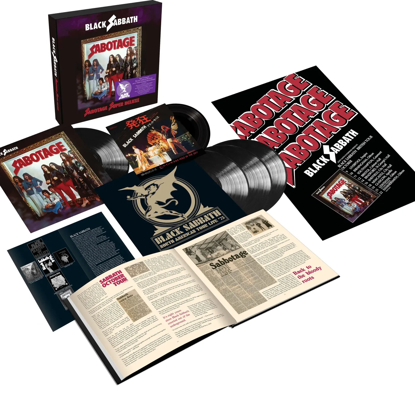 Black Sabbath SABOTAGE: SUPER DELUXE EDITION (4LP + 7"") (Vinyl)