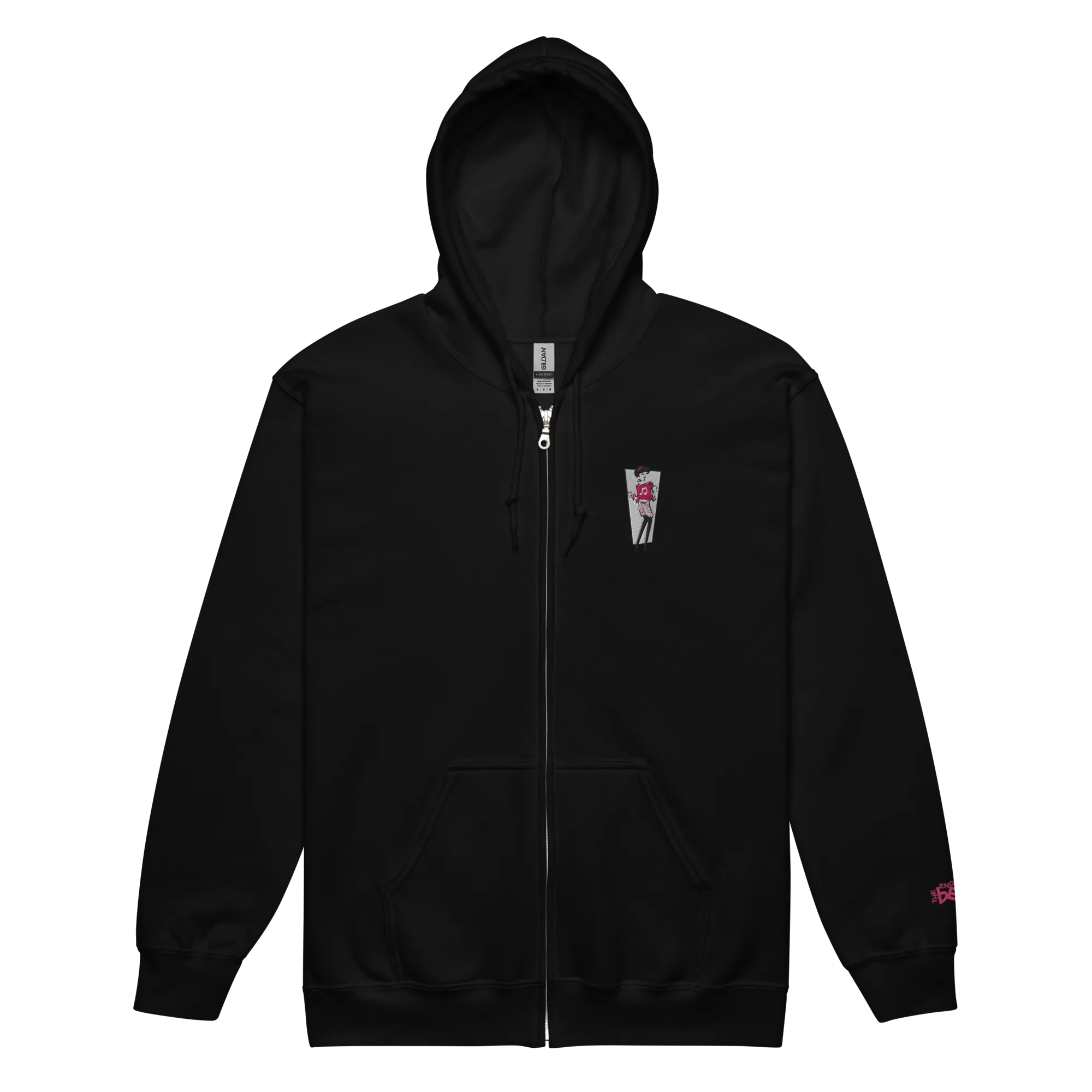 Beat Girl Embroidered Hoodie