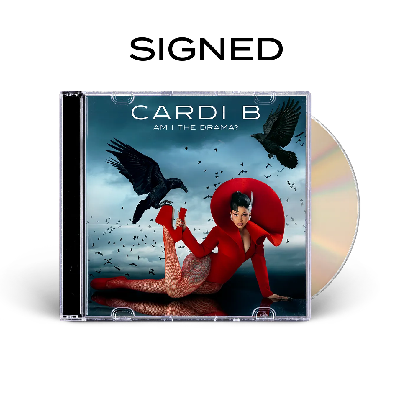 Cardi B AM I THE DRAMA? SIGNED CD