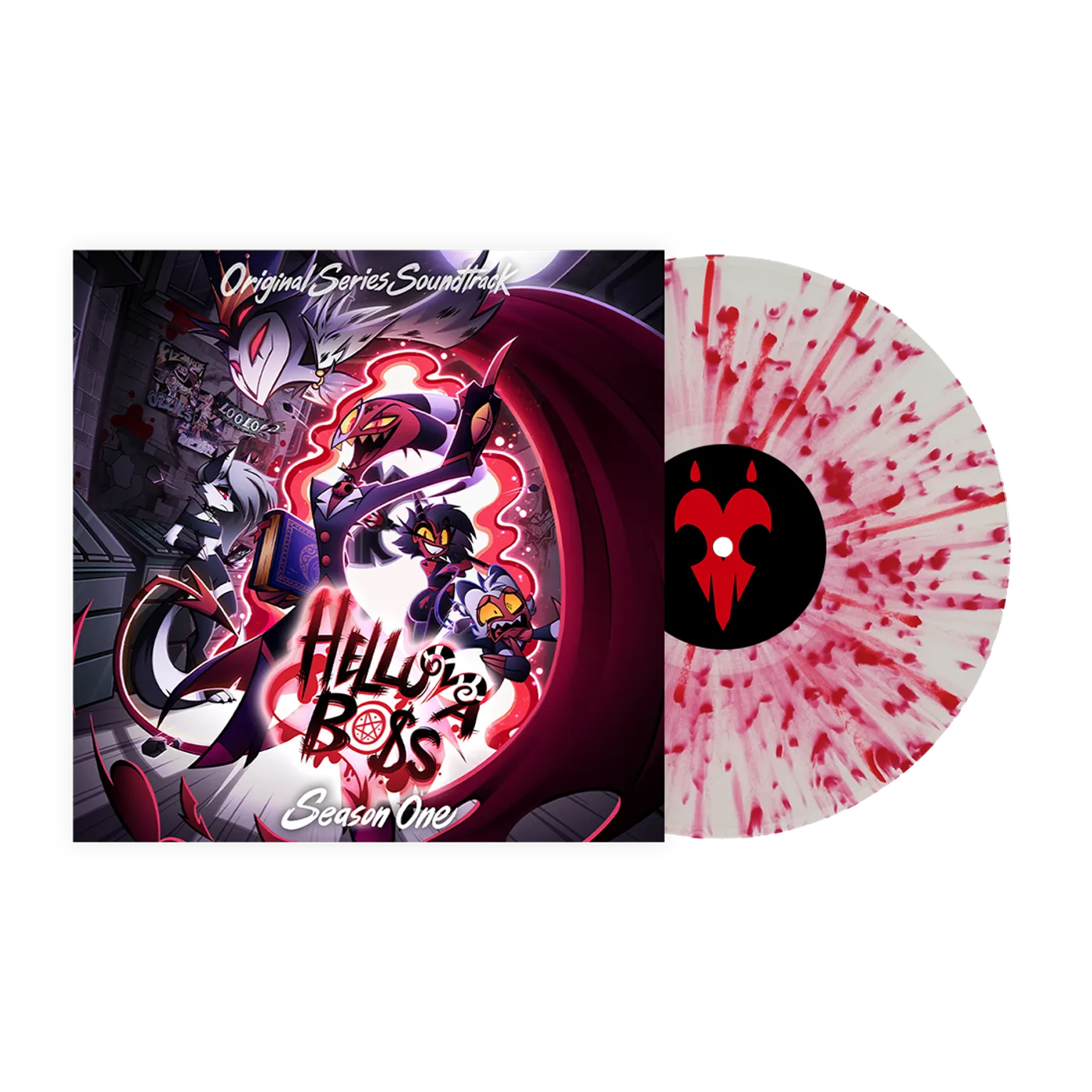 Hellaverse Helluva Boss: Season 1 (Original Soundtrack) Blood Splatter Vinyl