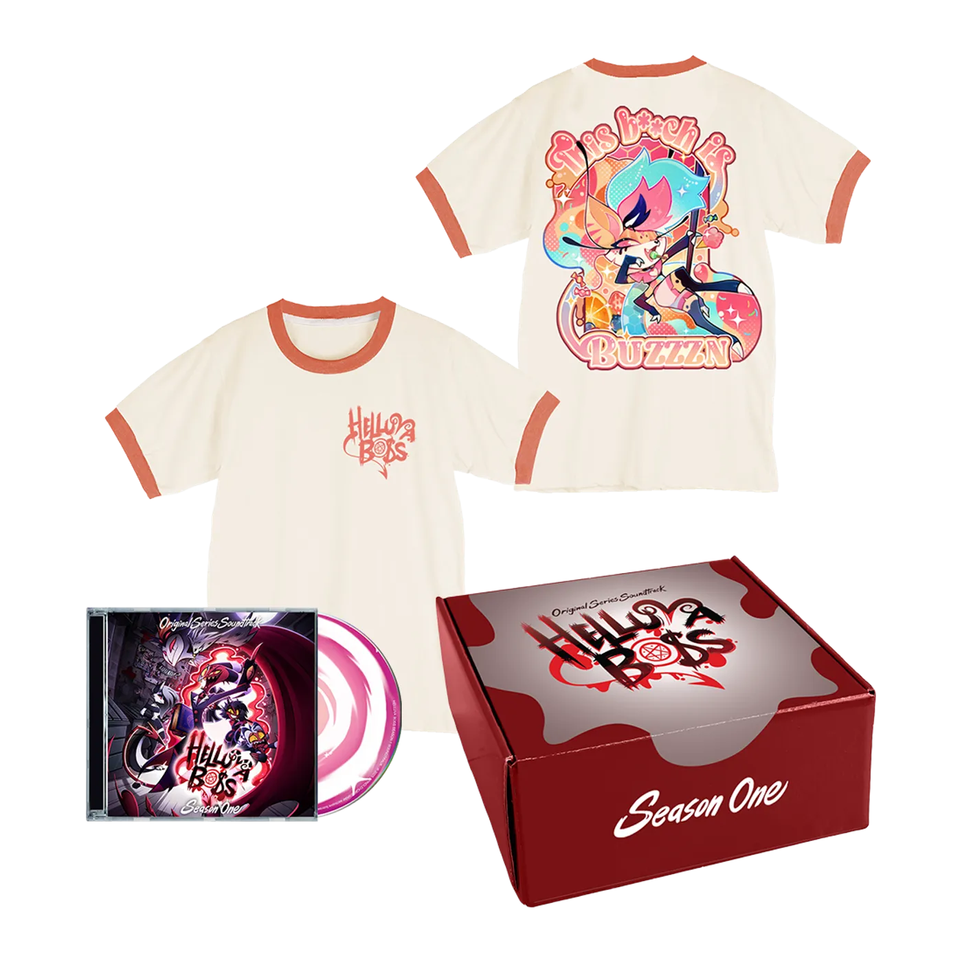 Hellaverse Helluva Boss: Season 1 (Original Soundtrack) - T-Shirt Box Set