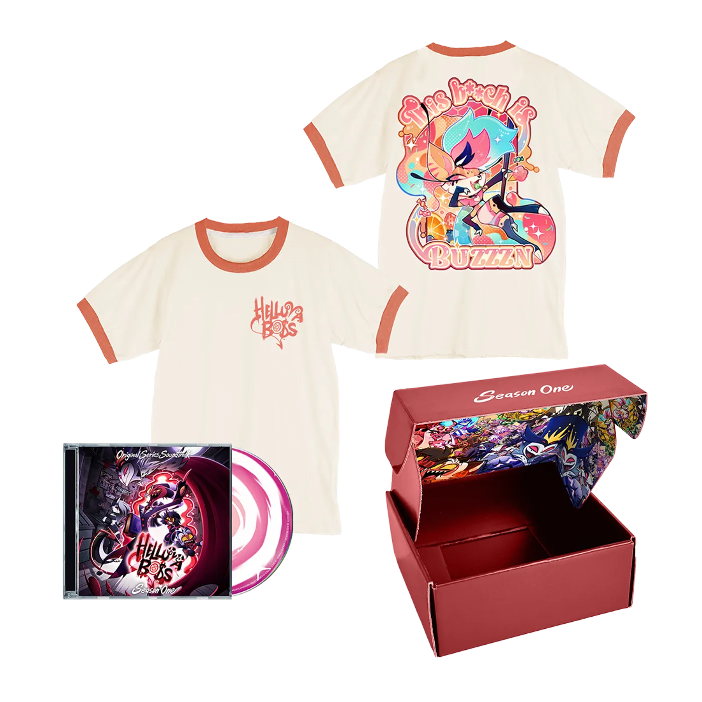 Hellaverse Helluva Boss: Season 1 (Original Soundtrack) - T-Shirt Box Set