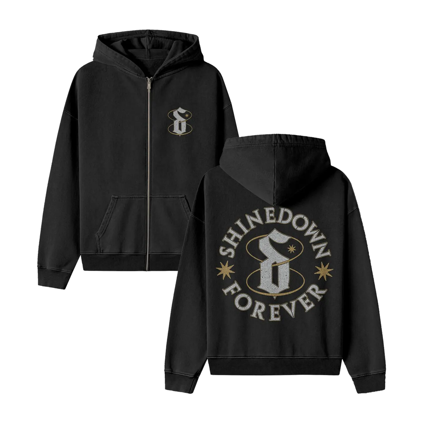 Shinedown Forever Zip Up Hoodie