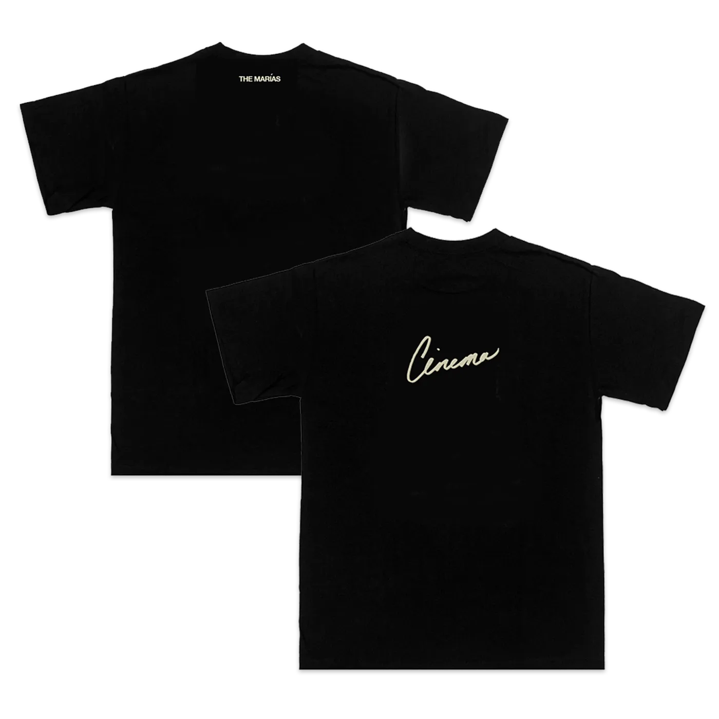 The Marías cinema script embroidered tee