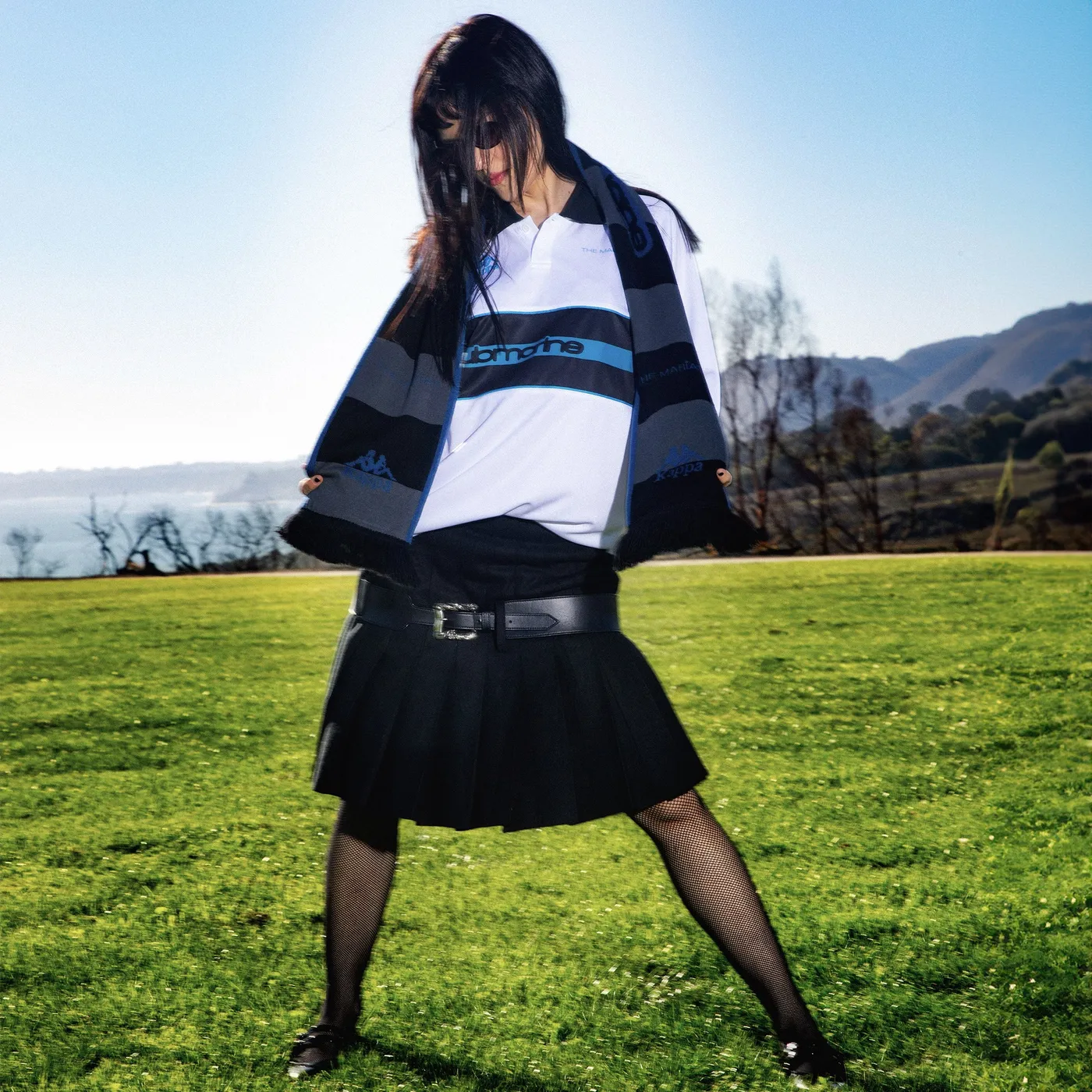 The Marías Submarine Kappa Scarf (Black)