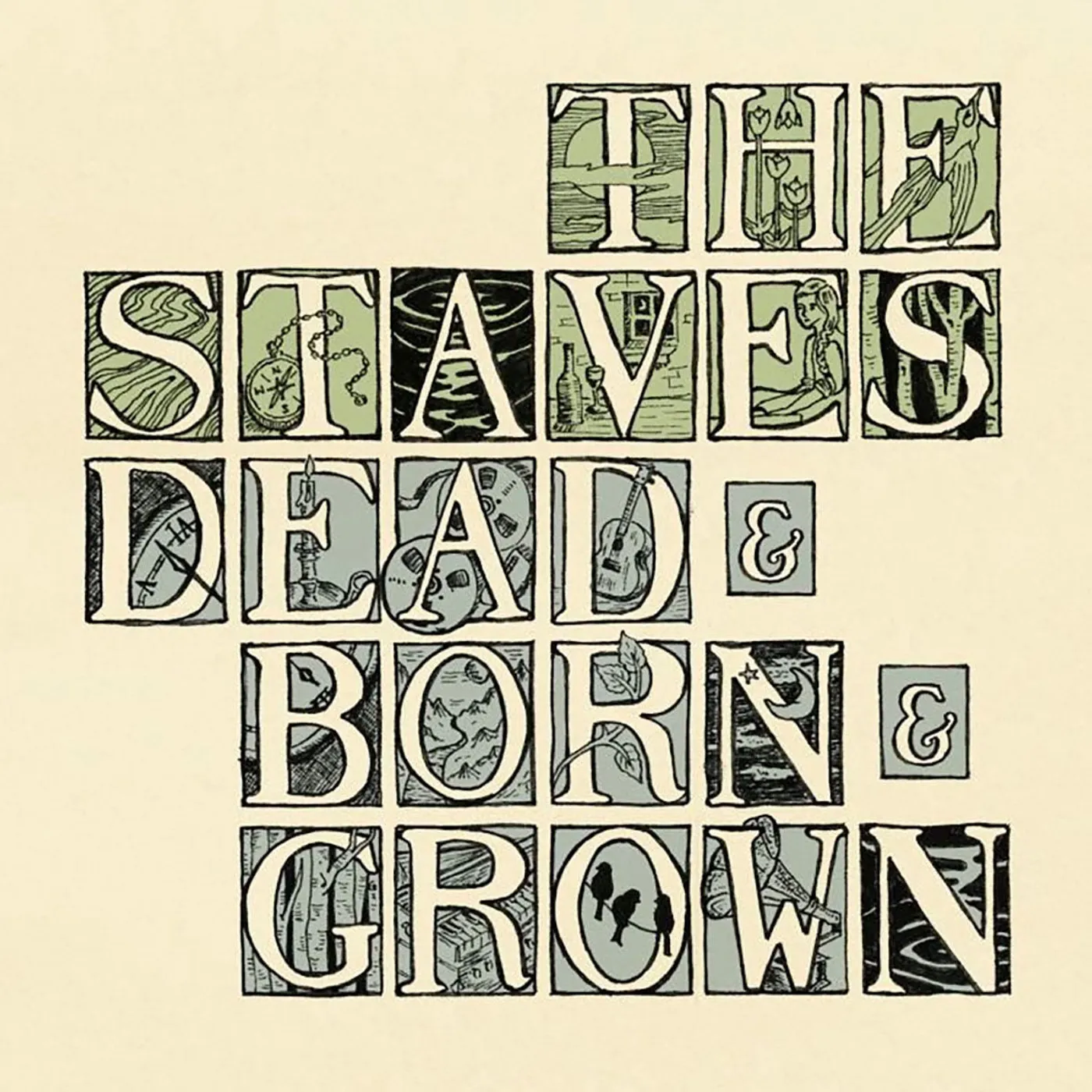 The Staves Dead & Born & Grown Recycled Color LP (180g) (Vinyl)
