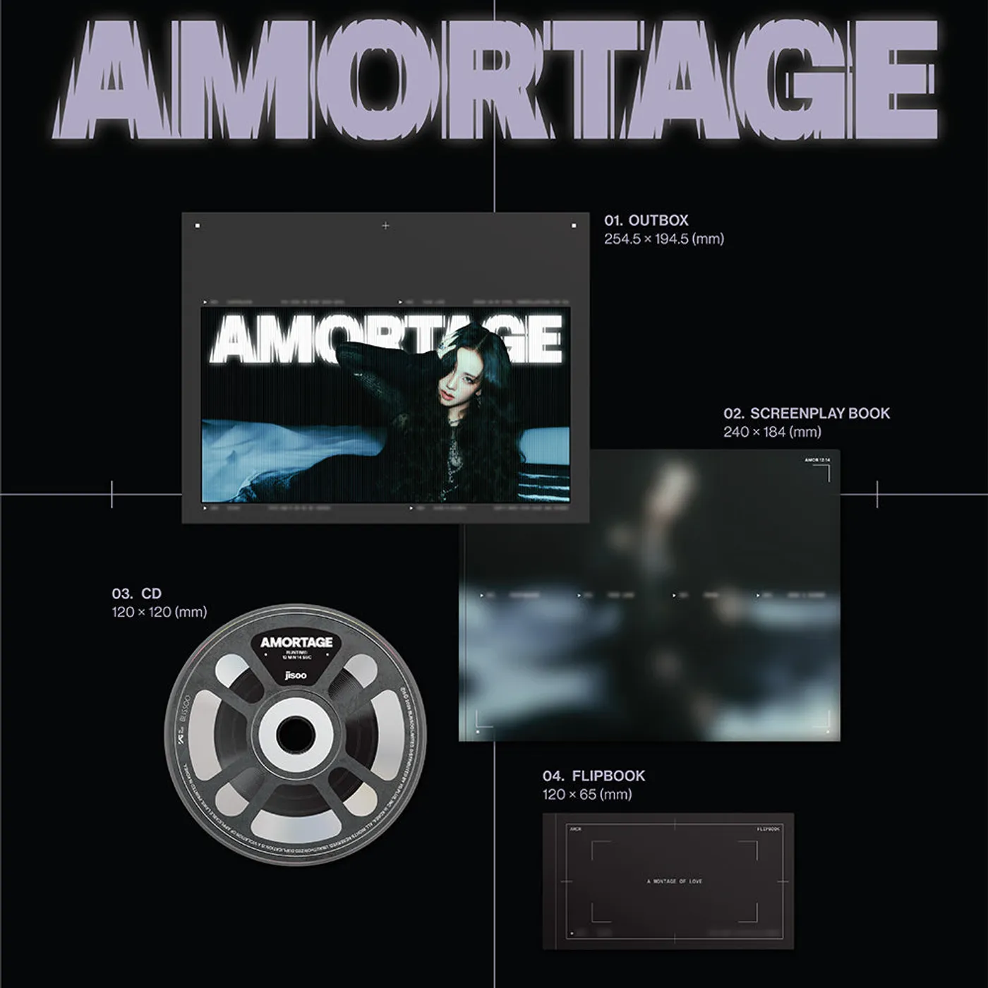 JISOO AMORTAGE (BLACK ver.)