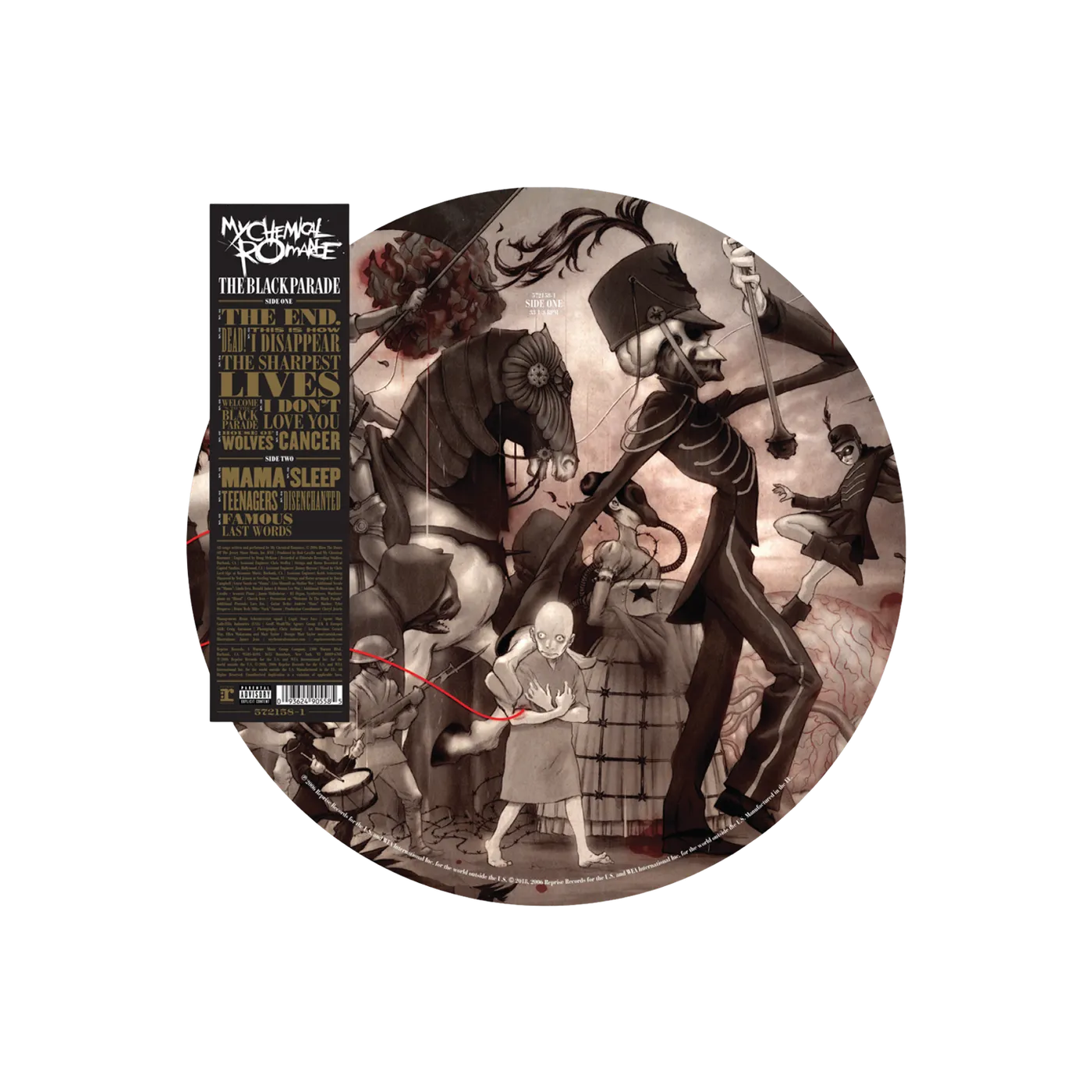My Chemical Romance THE BLACK PARADE PICTURE DISC