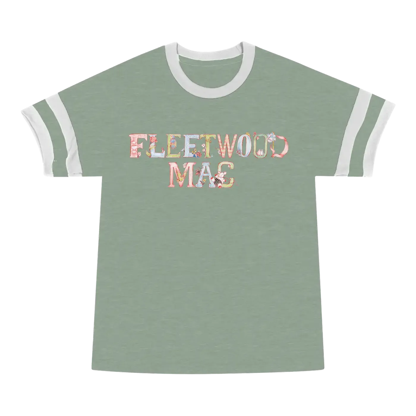 Fleetwood Mac Kiln House Logo Ringer T-Shirt