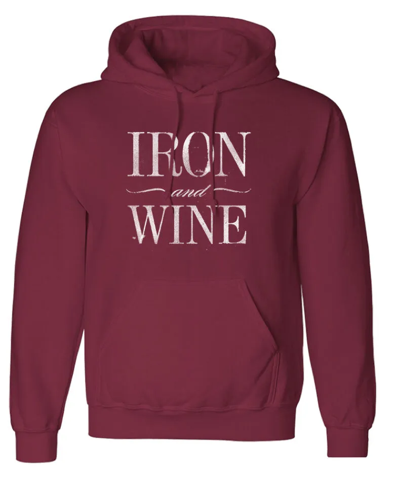Iron Over Wine Pullover Hoodie