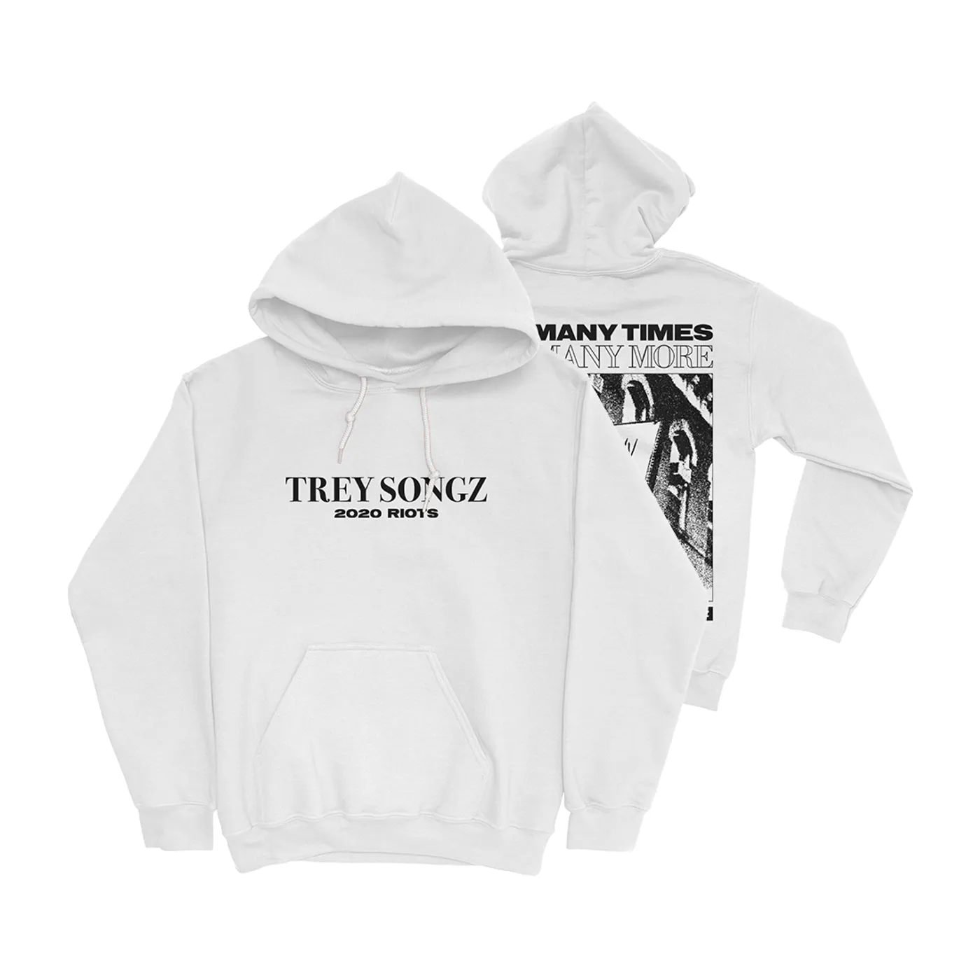 Trey Songz Riot Box White Hoodie