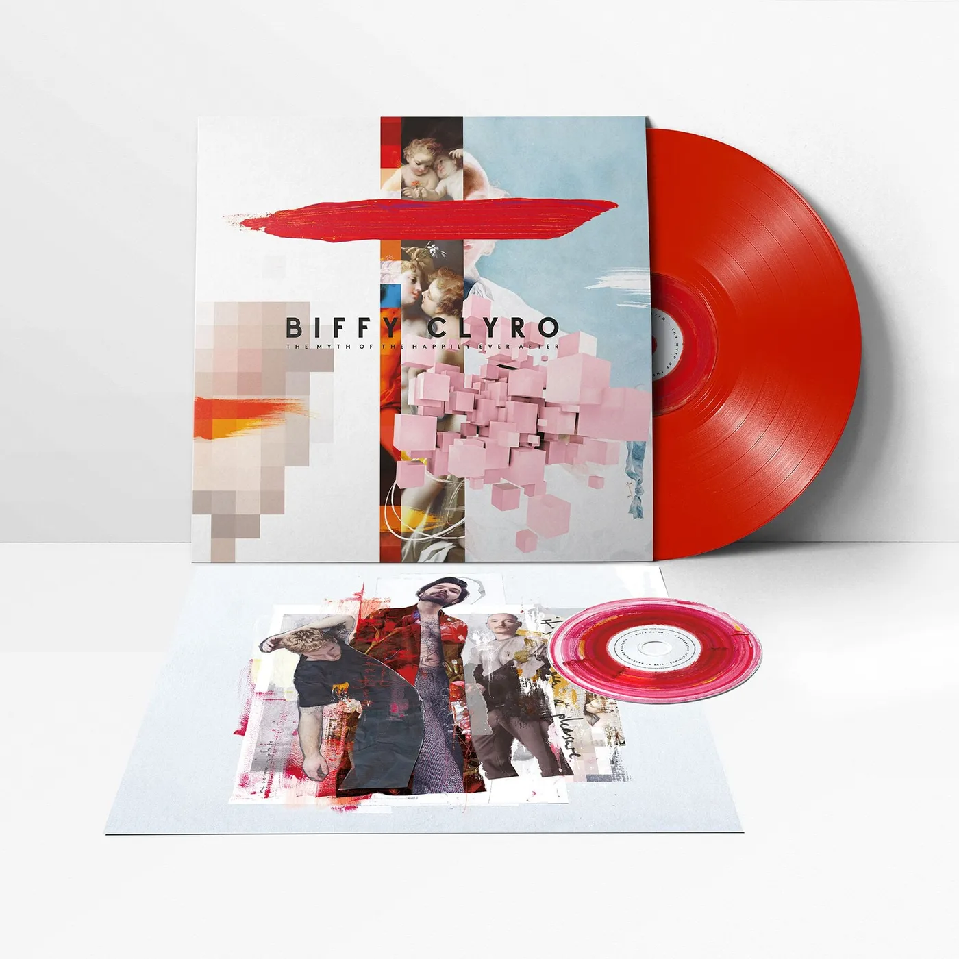 Biffy Clyro The Myth of The Happily Ever After 12"" Red Vinyl Album With CD