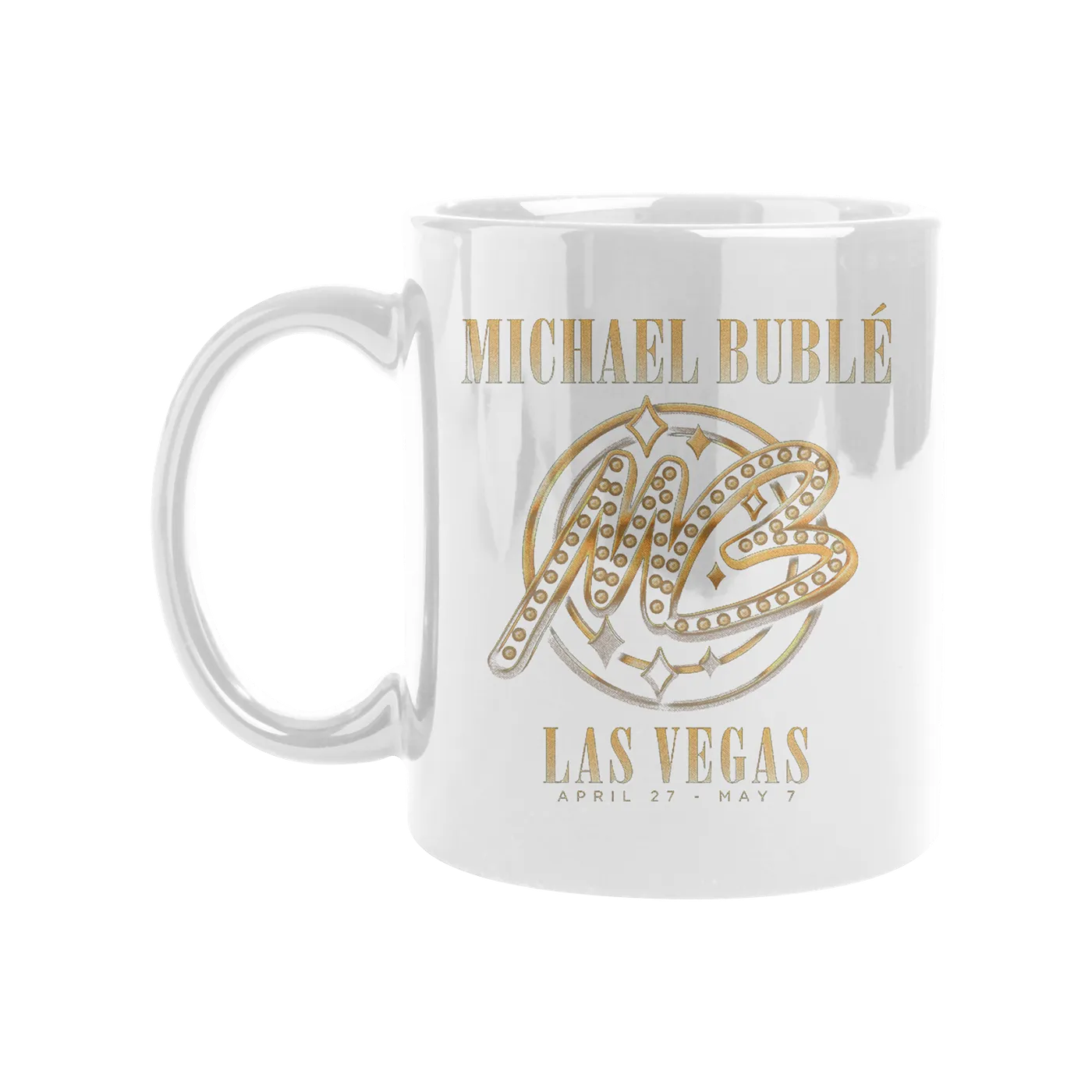Michael Bublé Vegas Lights Logo Mug