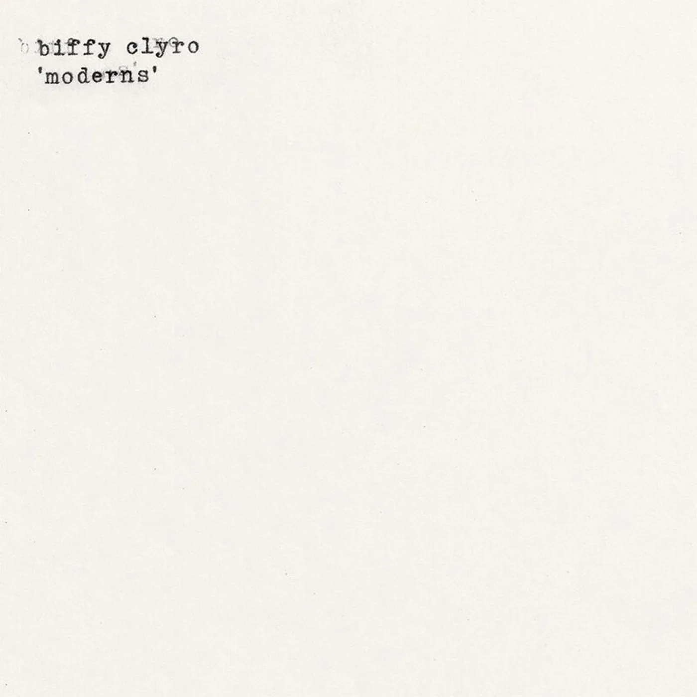 Biffy Clyro Moderns Vinyl 7”