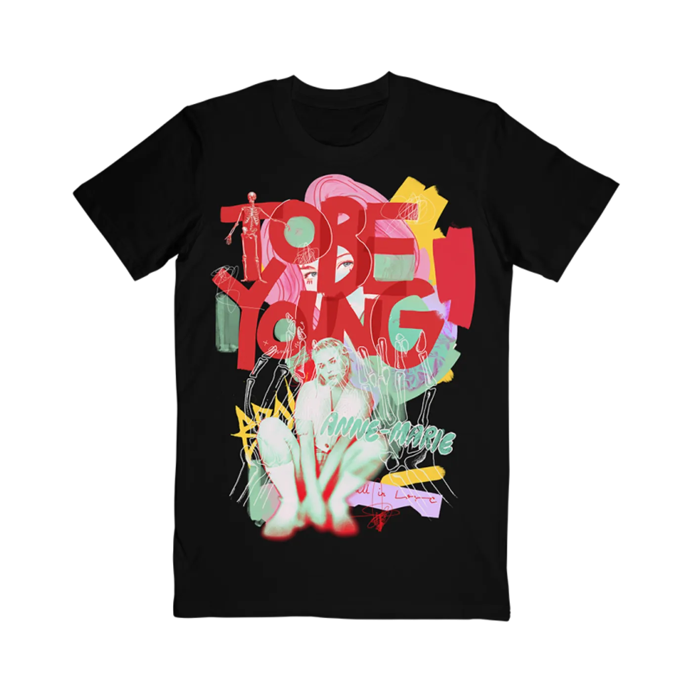 Anne-Marie We’re All a Mess Black T-Shirt