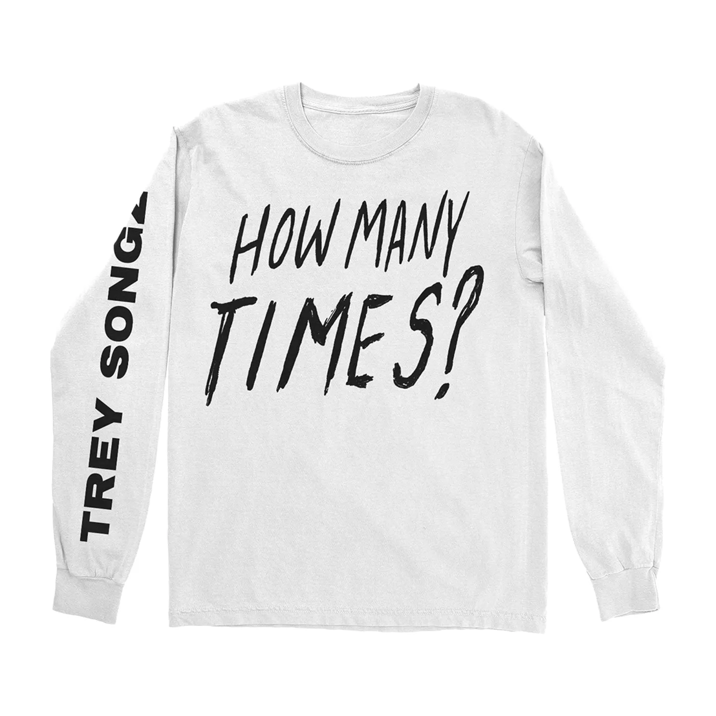 Trey Songz 2020 Riots White Long Sleeve T-Shirt