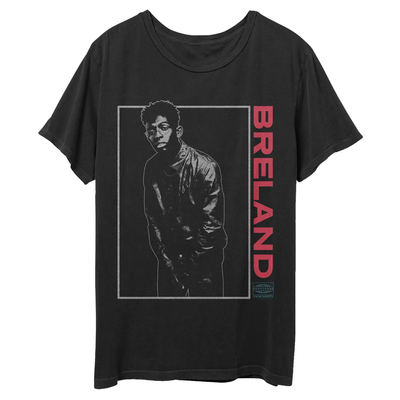 BRELAND Stencil Photo T-shirt