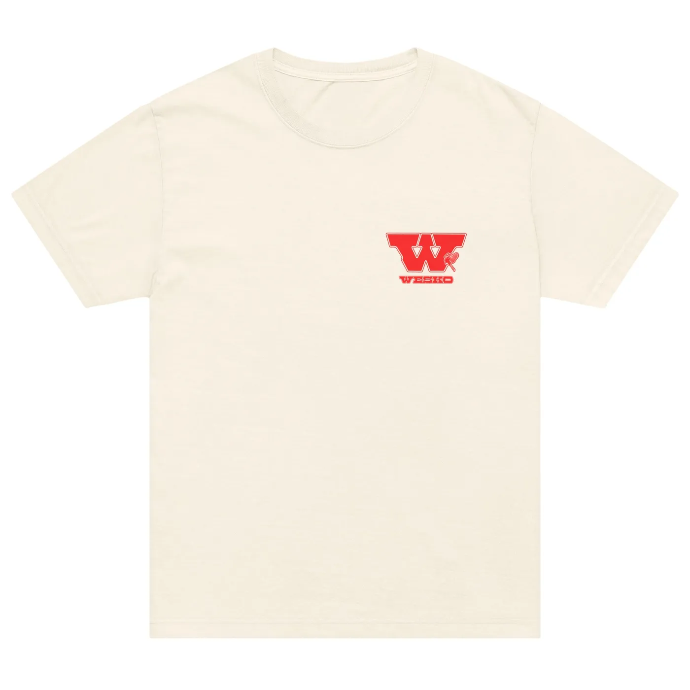 WESKO Cardinal Logo White T-Shirt