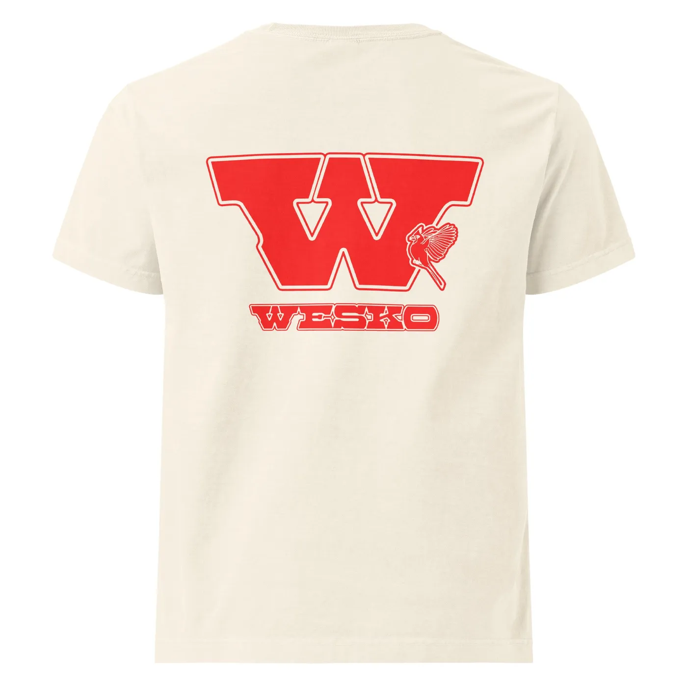 WESKO Cardinal Logo White T-Shirt