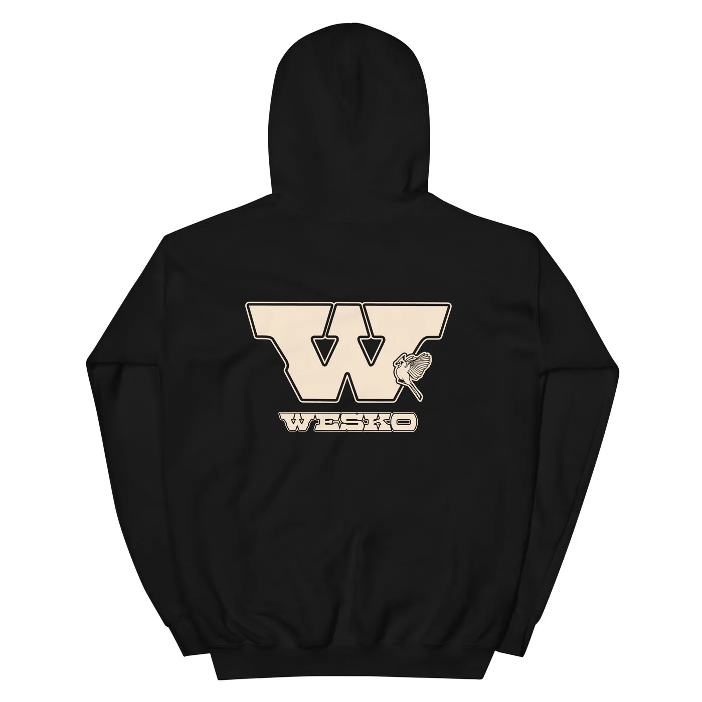 WESKO Cardinal Logo Black Hoodie