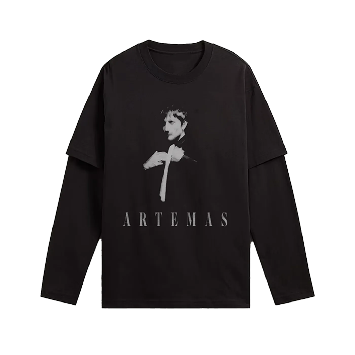 Artemas Love Is A Knife Twofer T-Shirt Black