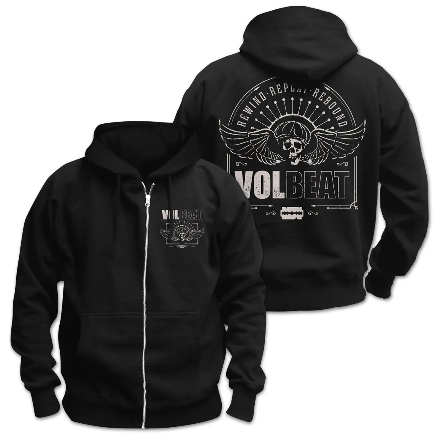 Volbeat WINGED FRAME MEN'S HOODIE