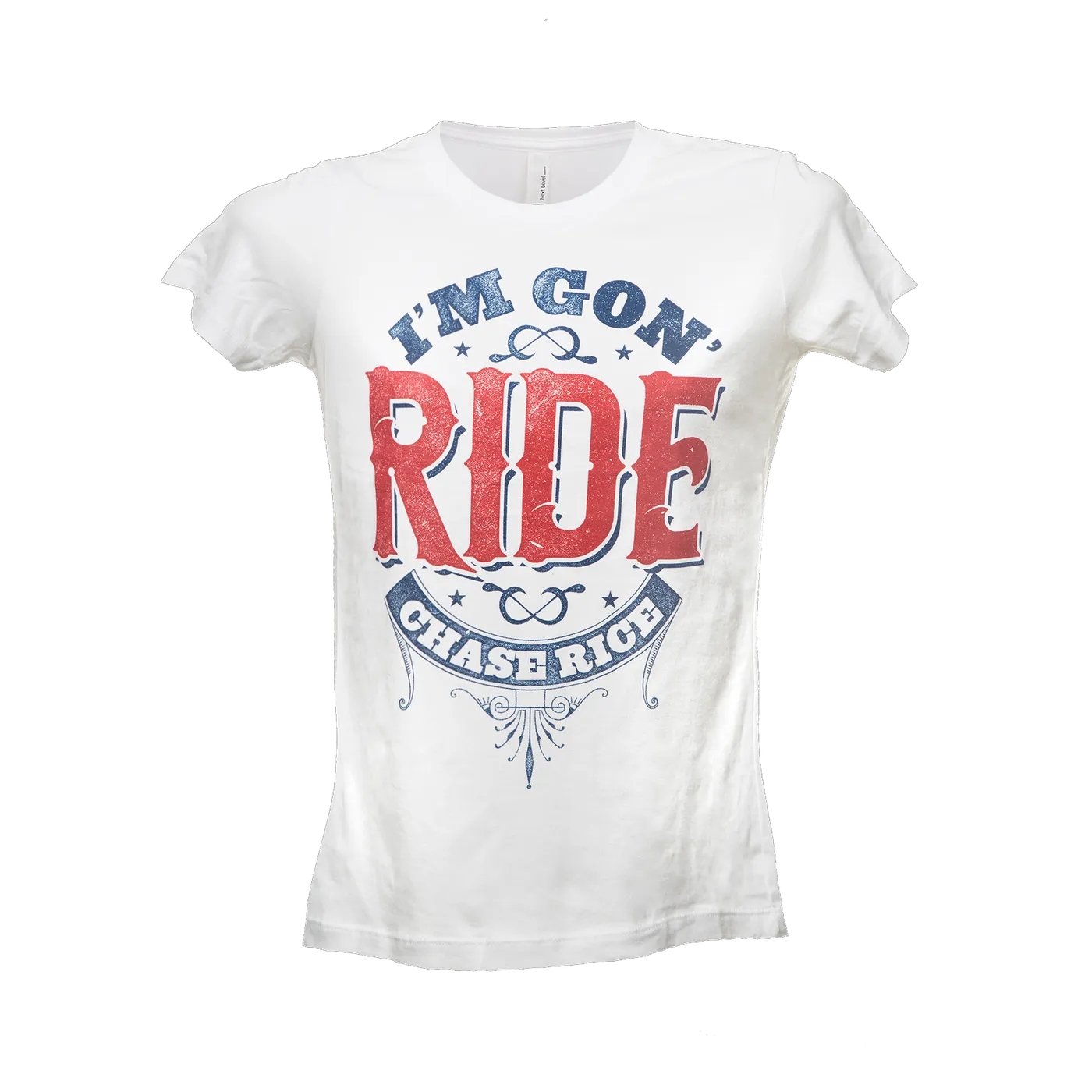 Chase Rice Ladies I'm Gon' Ride Tee - White