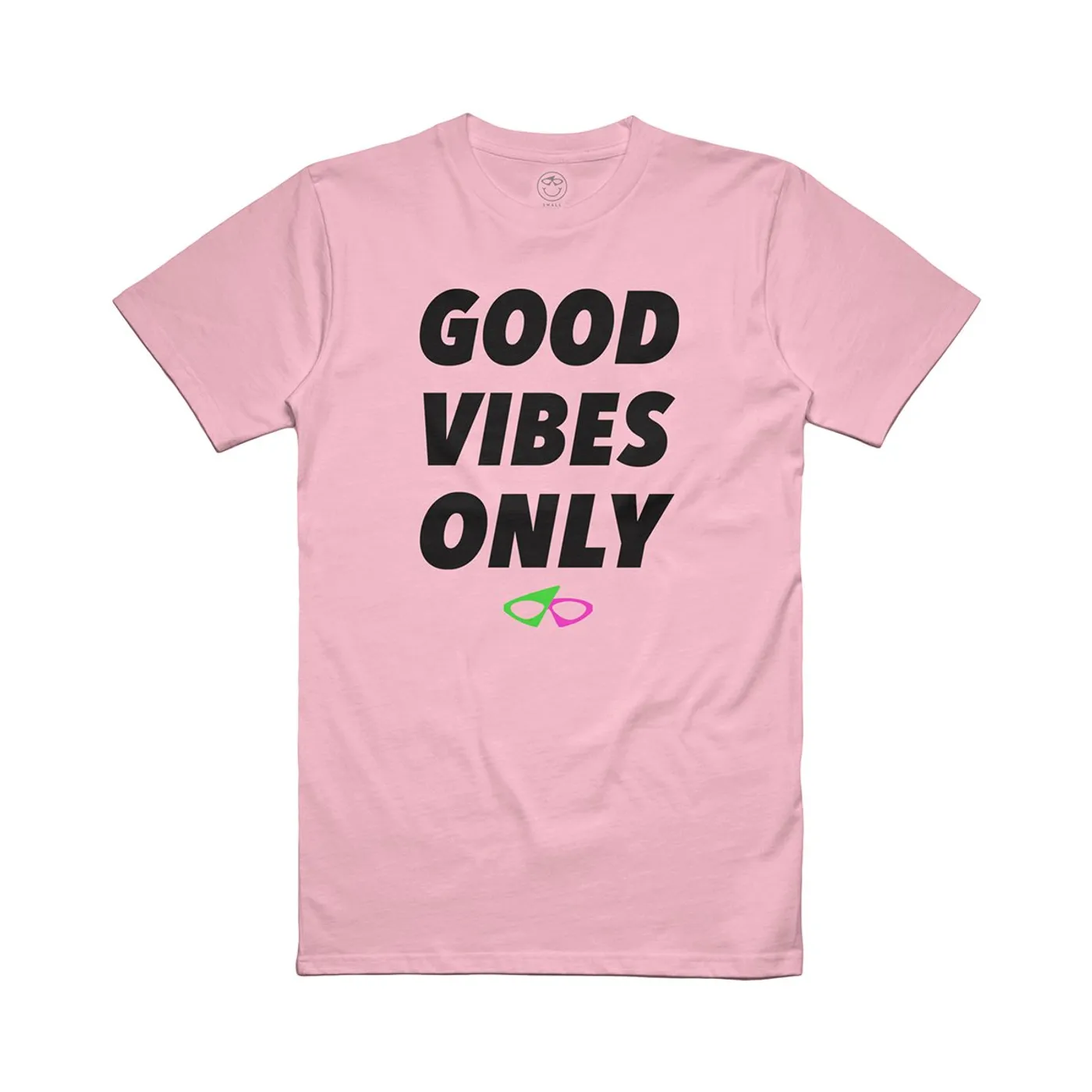 Roy Purdy Good Vibes Only Tee Light Pink