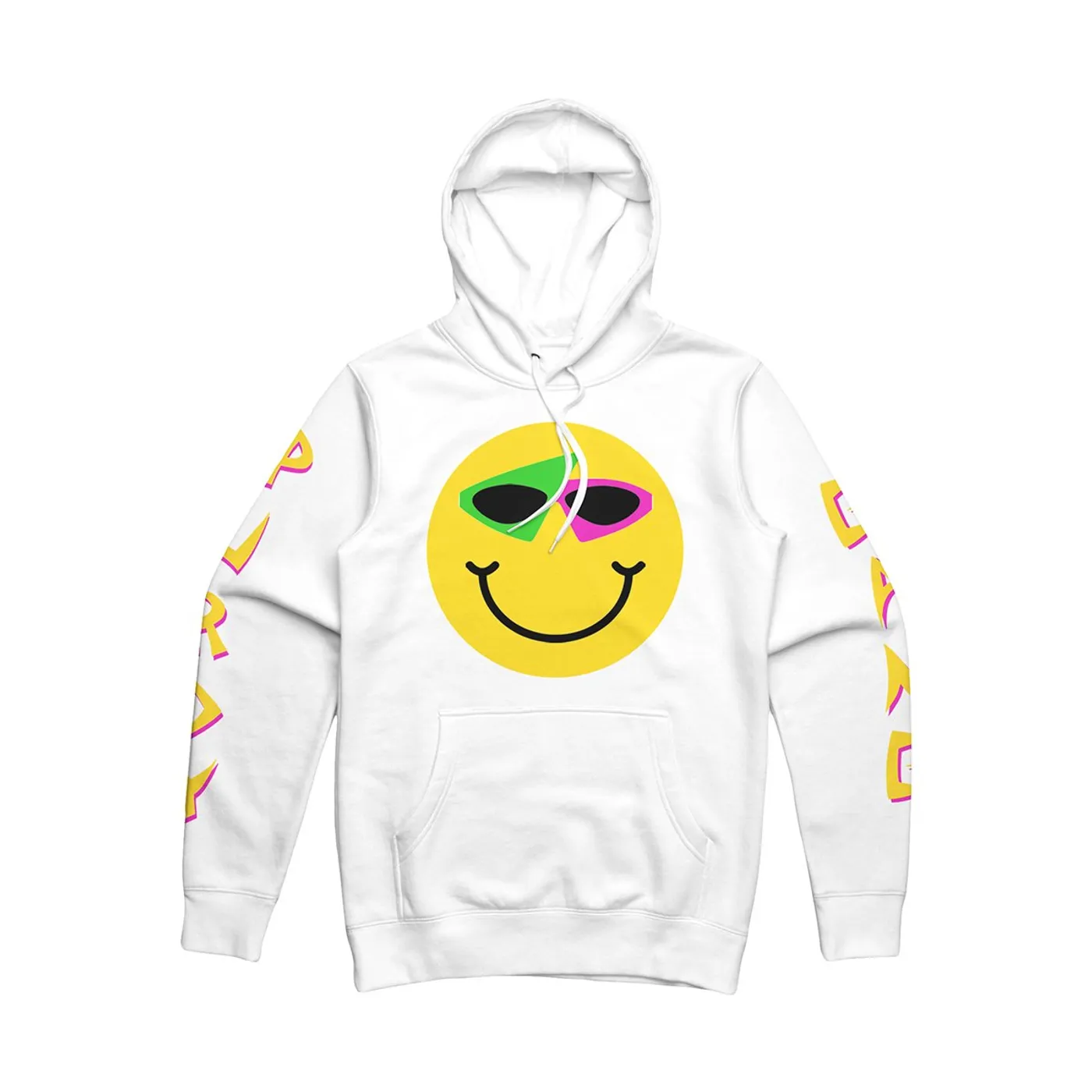 Roy Purdy Smiley Hoodie White