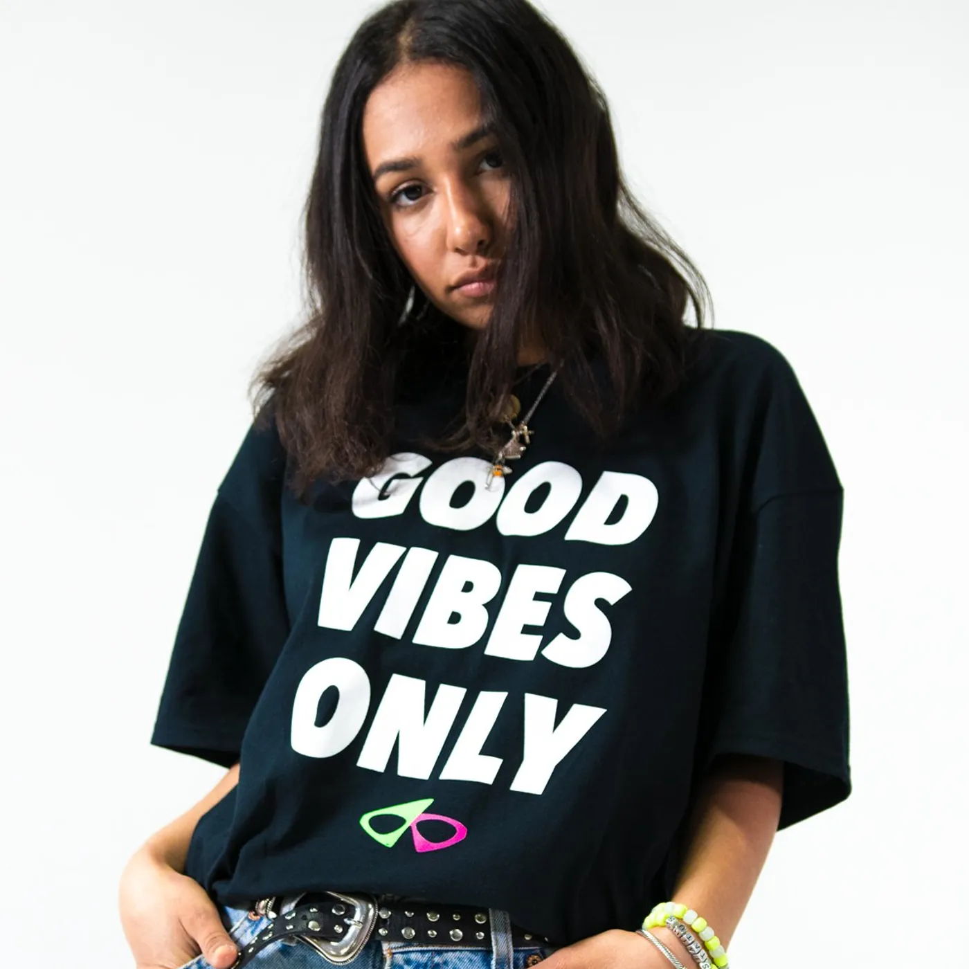 Roy Purdy Good Vibes Only Tee Black