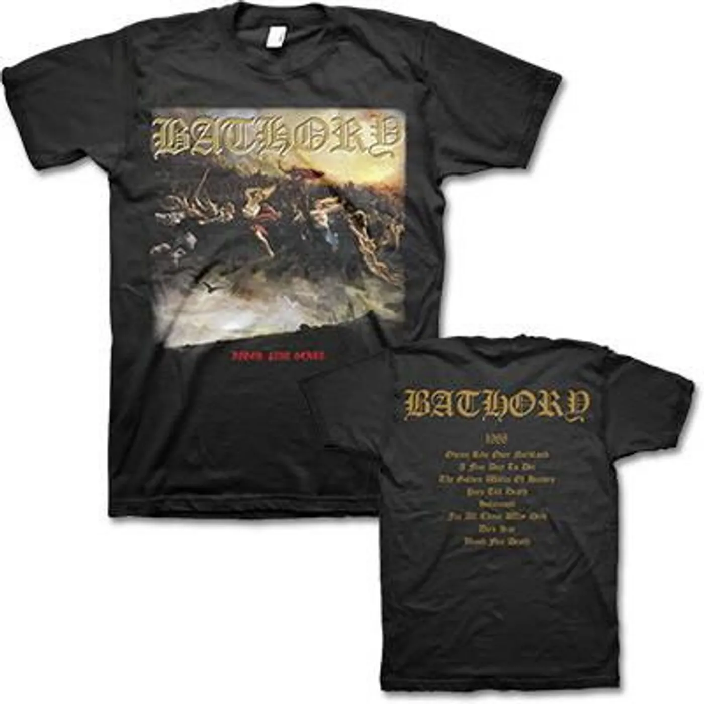 Bathory Blood Fire Death T-shirt