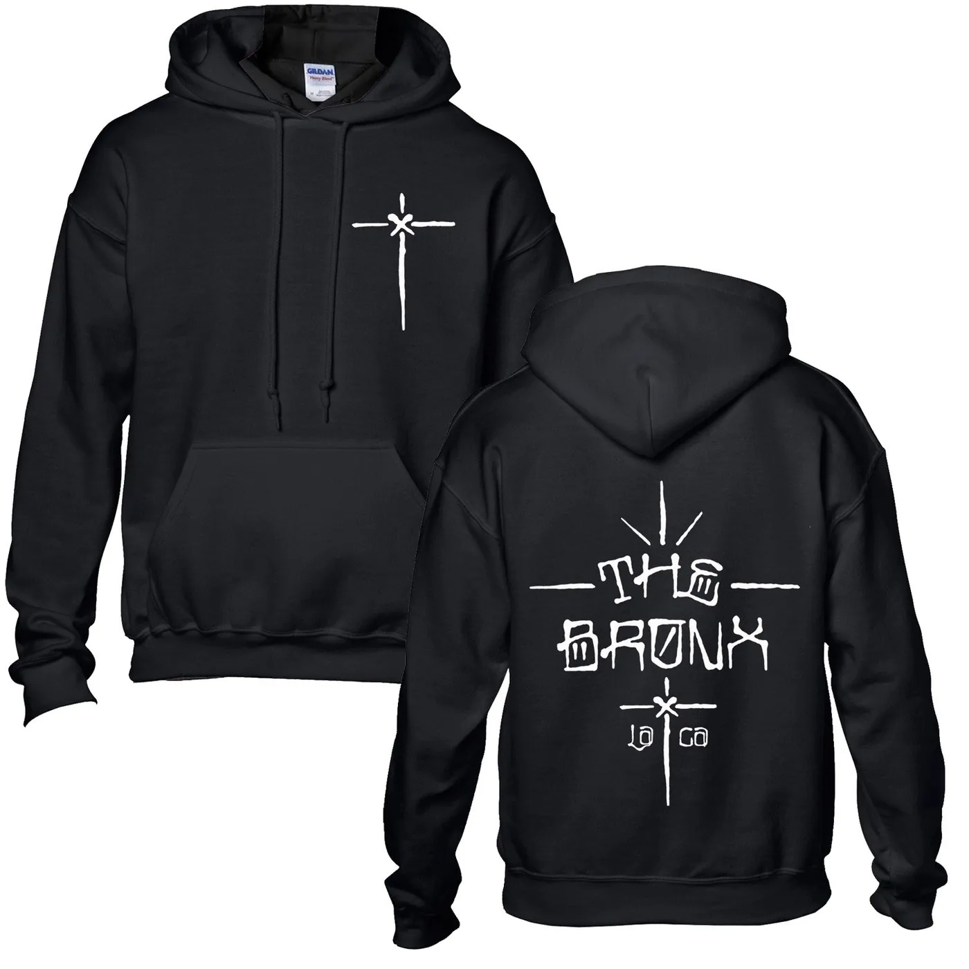 Bronx Graf Logo Pullover Hoodie (Black)