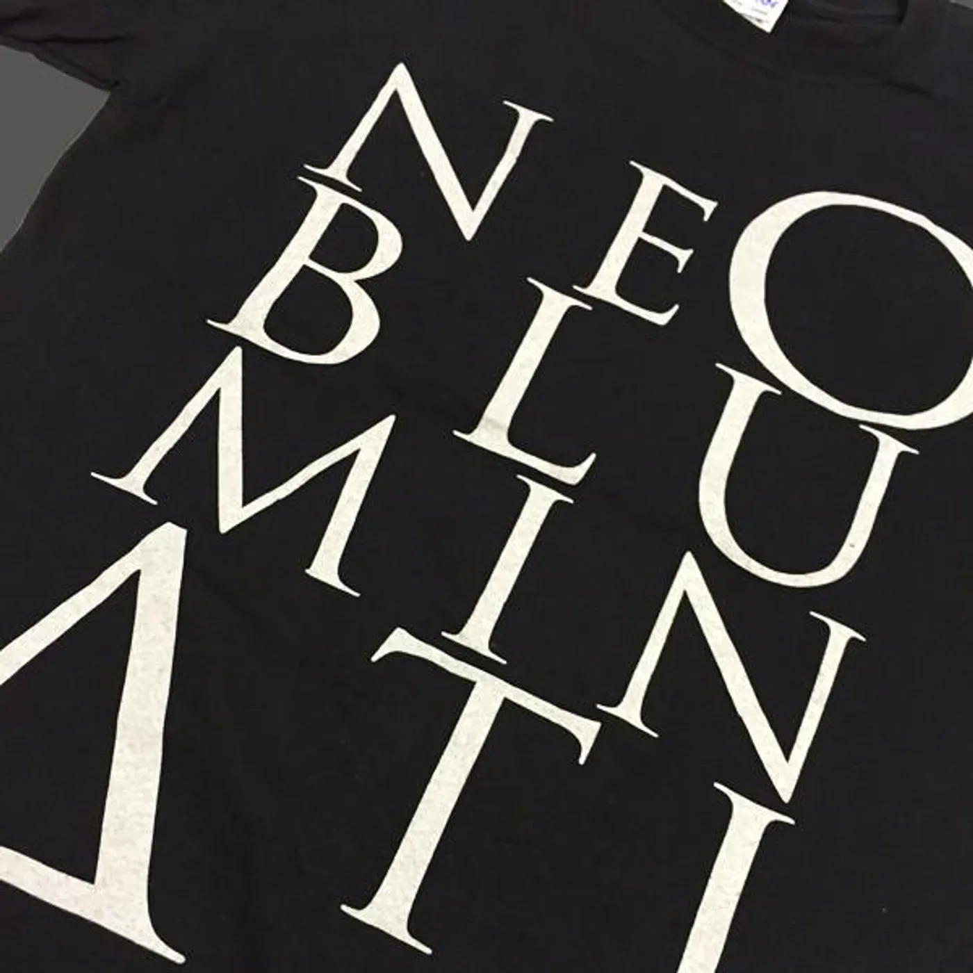 Ne Obliviscaris Ne Obluminati Stacked Logo T-shirt (Black)