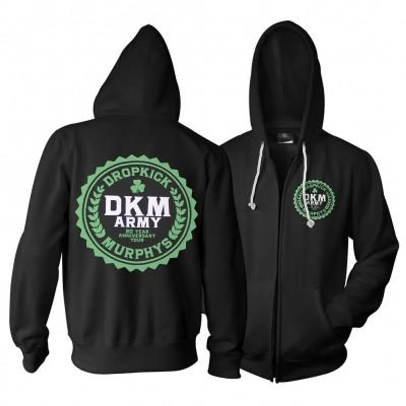 Dropkick Murphys DKM Army Zip Up Hoodie