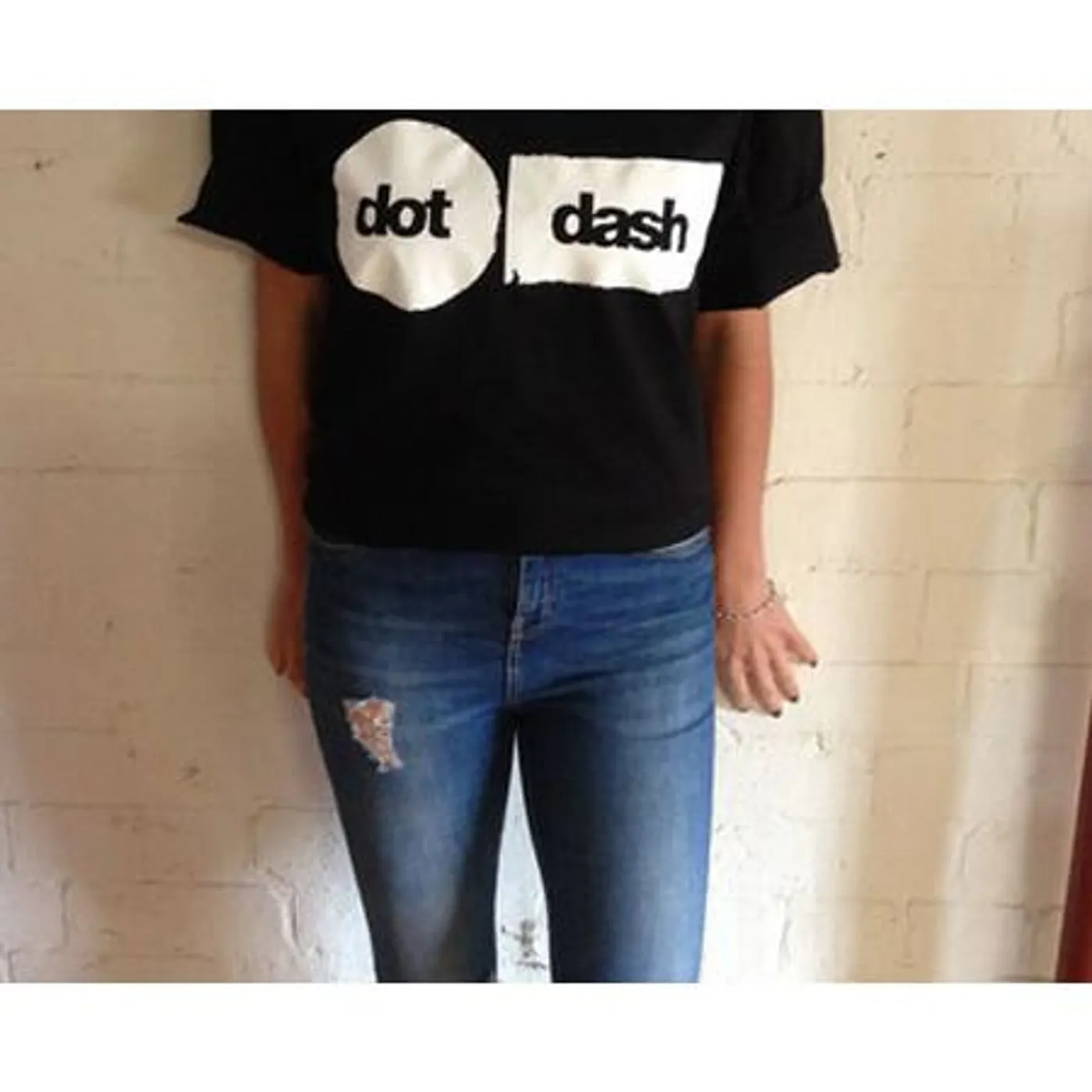 Dot Dash Records T-shirt (Black)