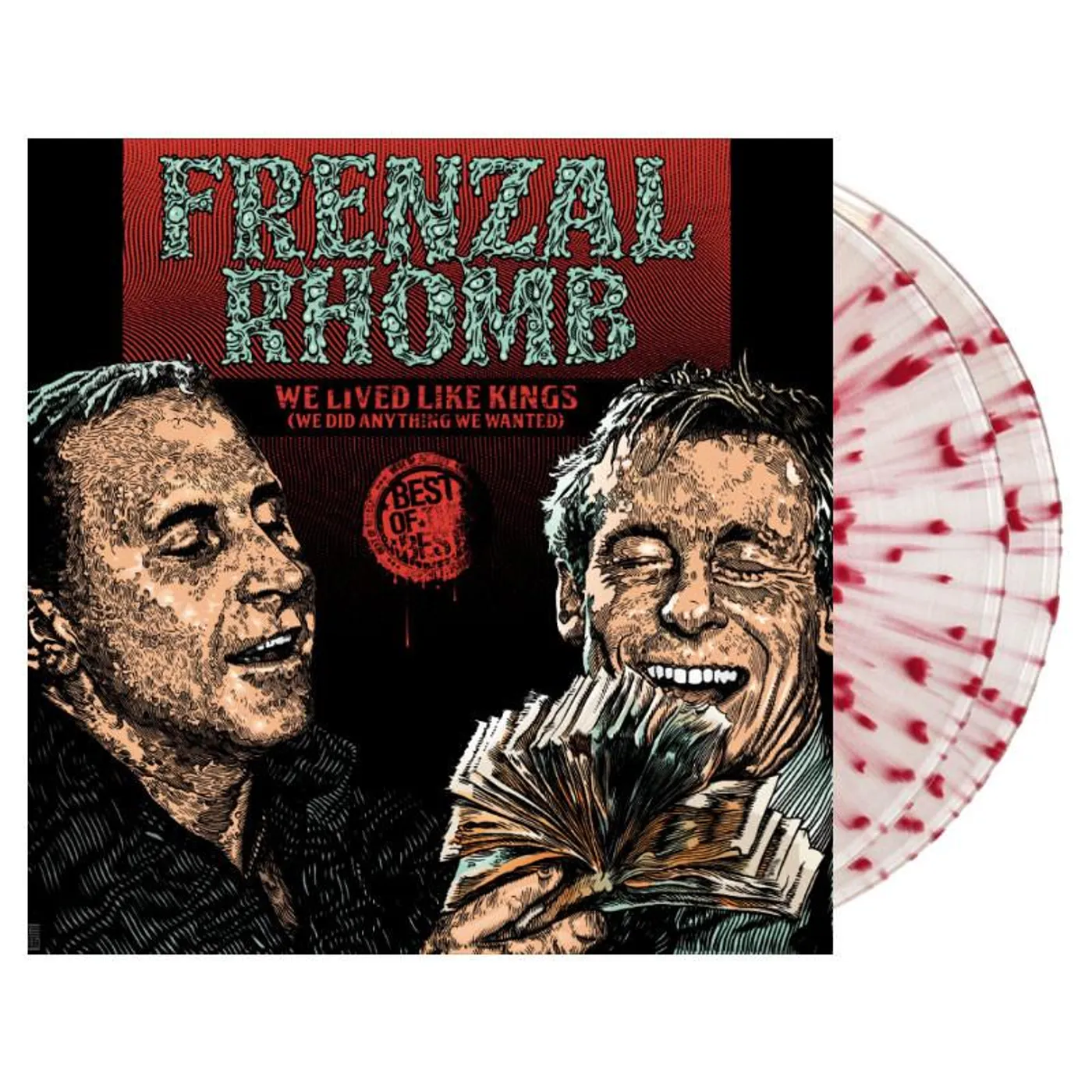 Frenzal Rhomb We Lived Like Kings - The Best Of 2LP (Clear w/ Blood Red Splatter) (Vinyl)